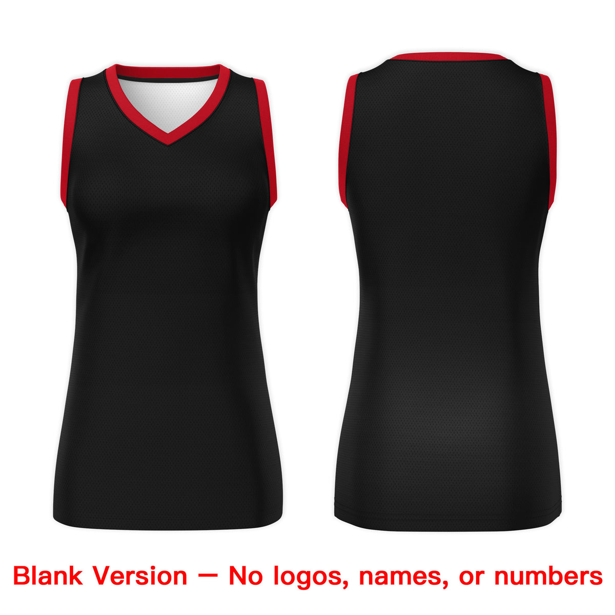 Custom Black Red Women Basketball Jersey Sequined Dress