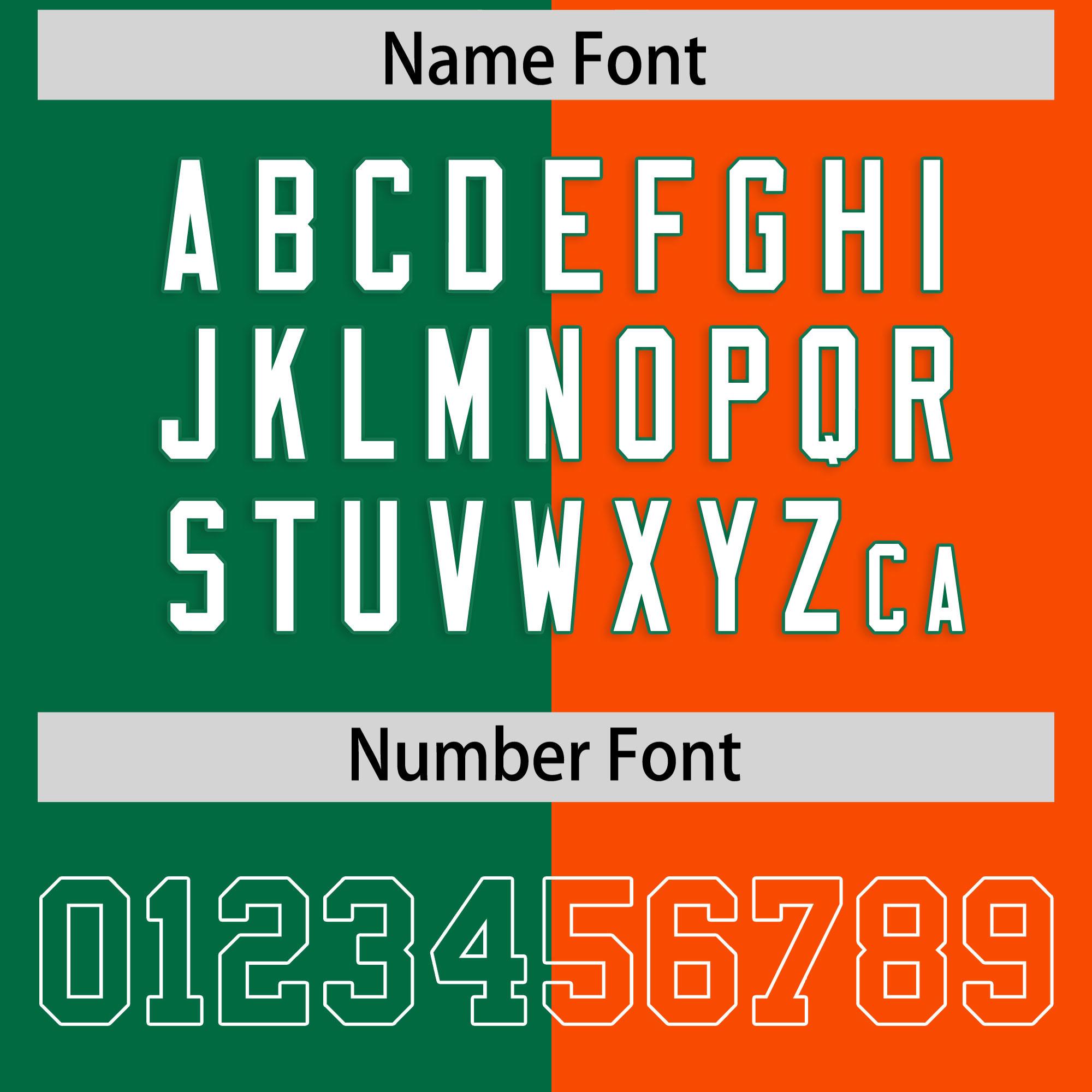 Custom Kelly Green Orange Personalized Split Two Tone Design Authentic Football Jersey