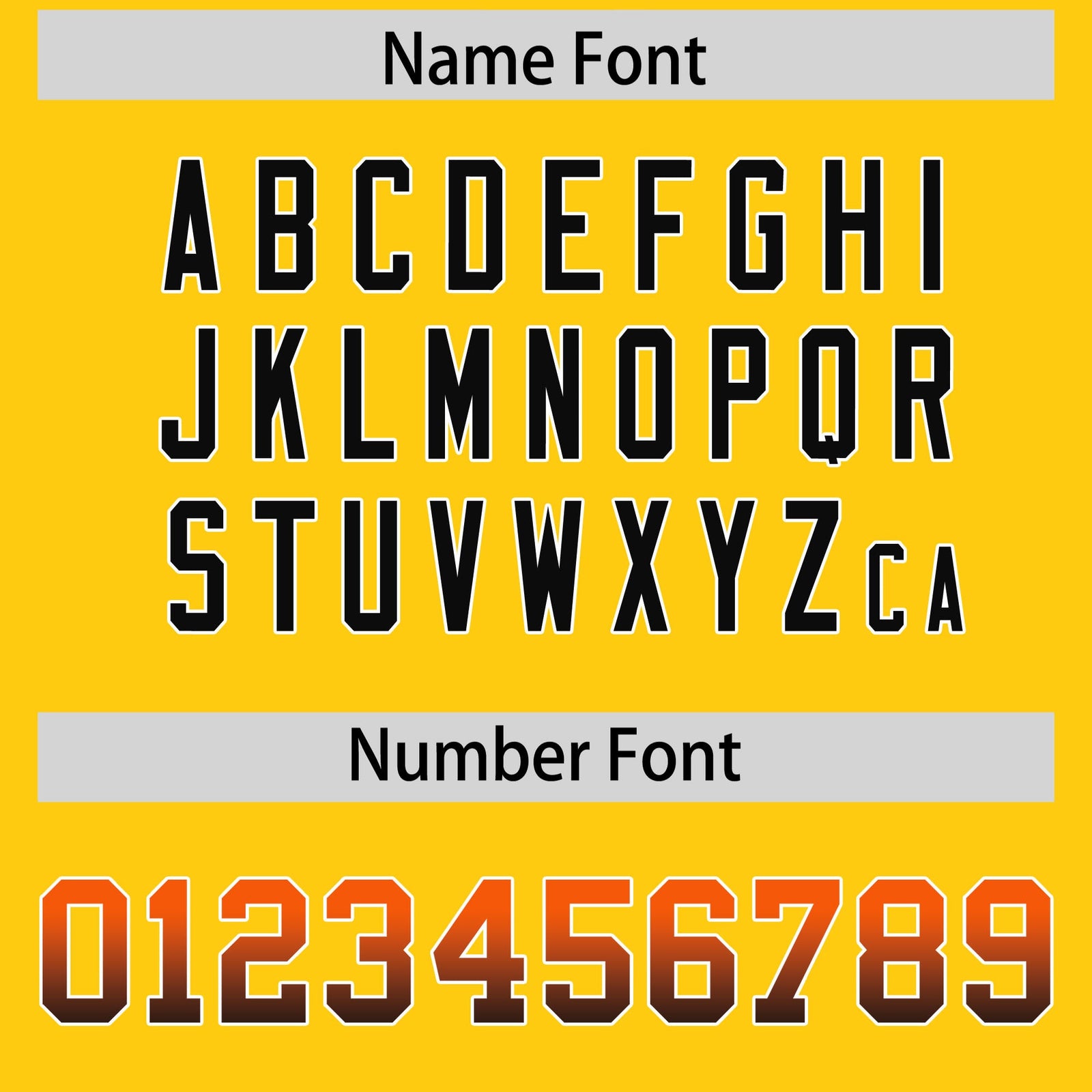 Custom Gold Orange and Black Sides Gradient Fashion Personalized Team Football Jersey