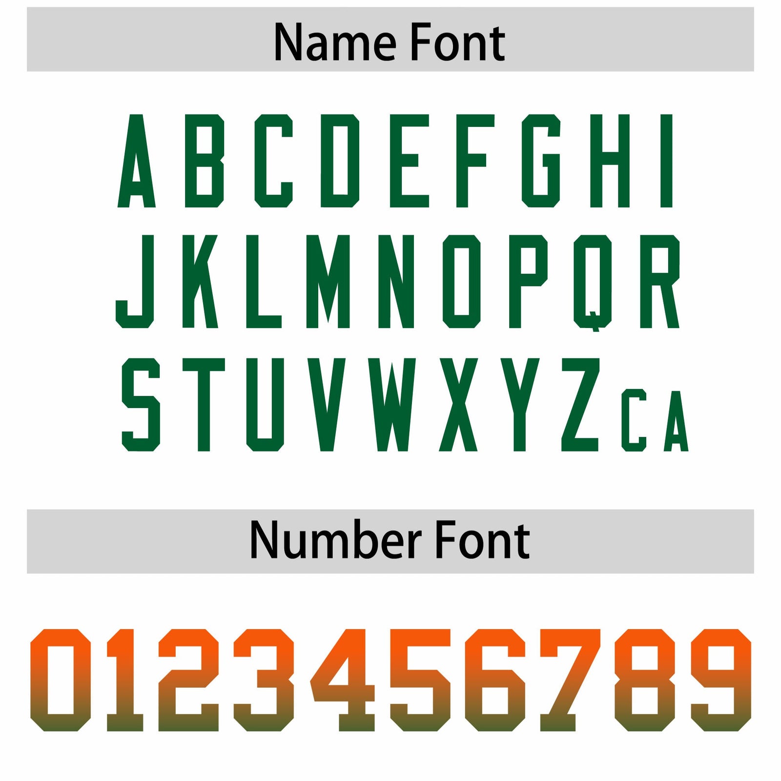 Custom White Orange and Kelly Green Sides Gradient Fashion Personalized Team Football Jersey