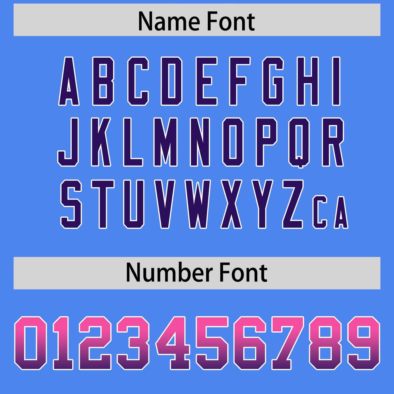 Custom Powder Blue Pink and Purple Sides Gradient Fashion Personalized Team Football Jersey