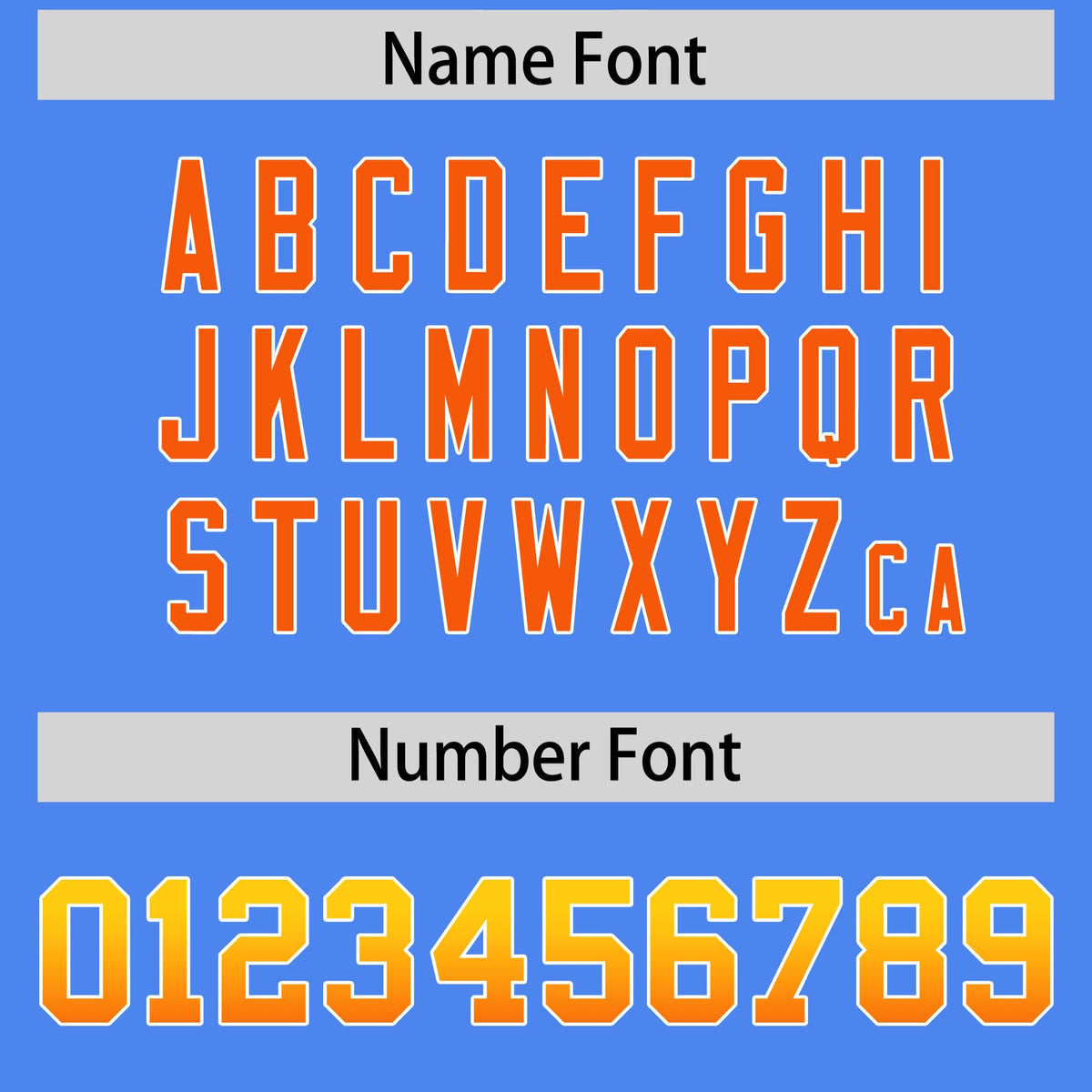 Custom Powder Blue Gold and  Sides Gradient Fashion Personalized Team Football Jersey