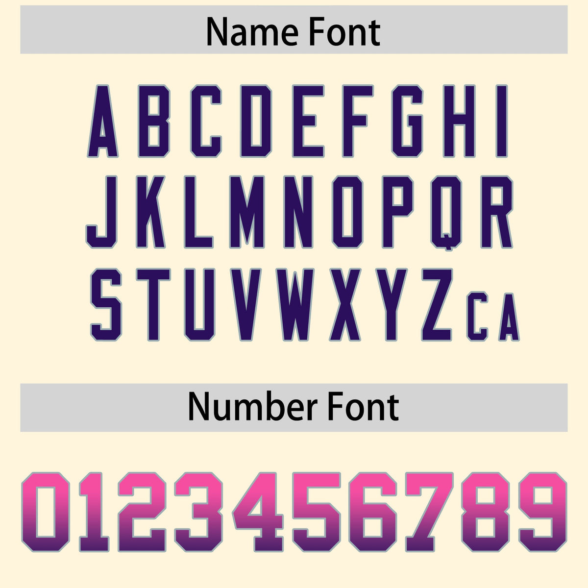 Custom Cream Pink and Purple Sides Gradient Fashion Personalized Team Football Jersey