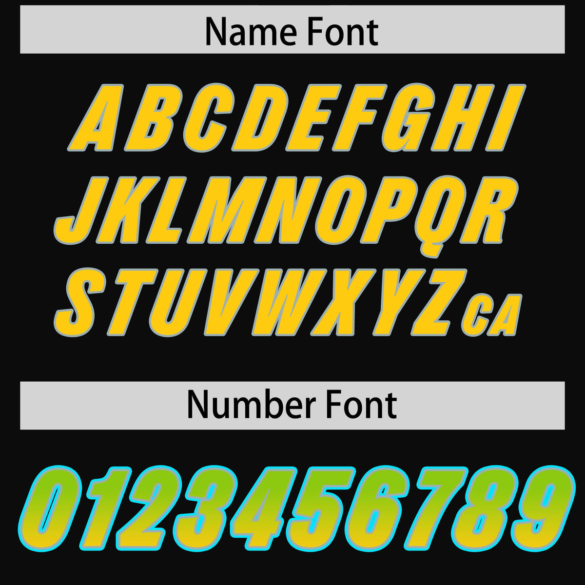 Custom Black Neon Green and Gold Sides Gradient Fashion Personalized Team Football Jersey