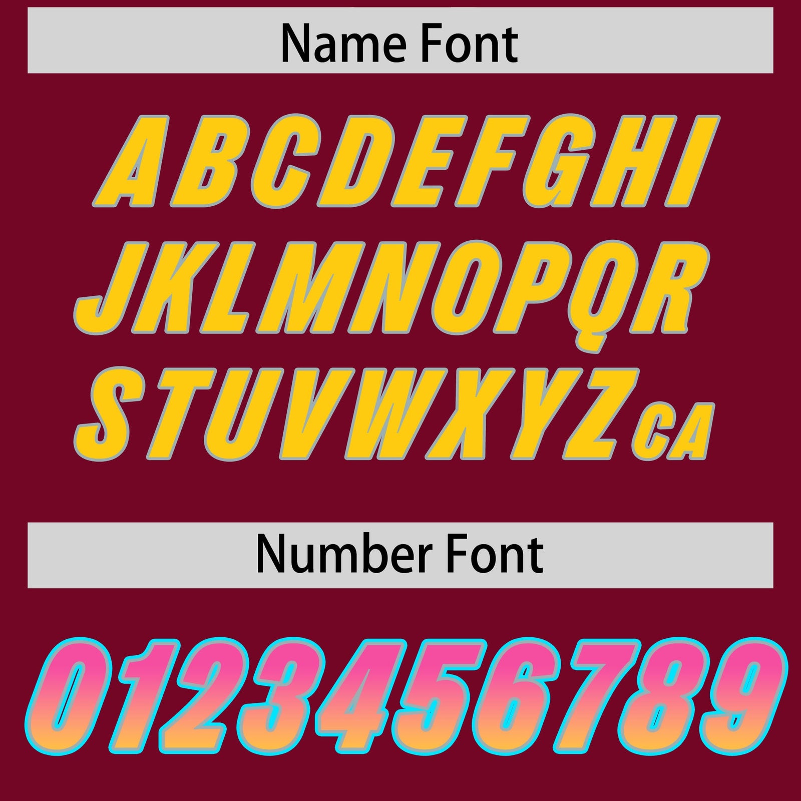 Custom Cardinal Pink and Gold Sides Gradient Fashion Personalized Team Football Jersey