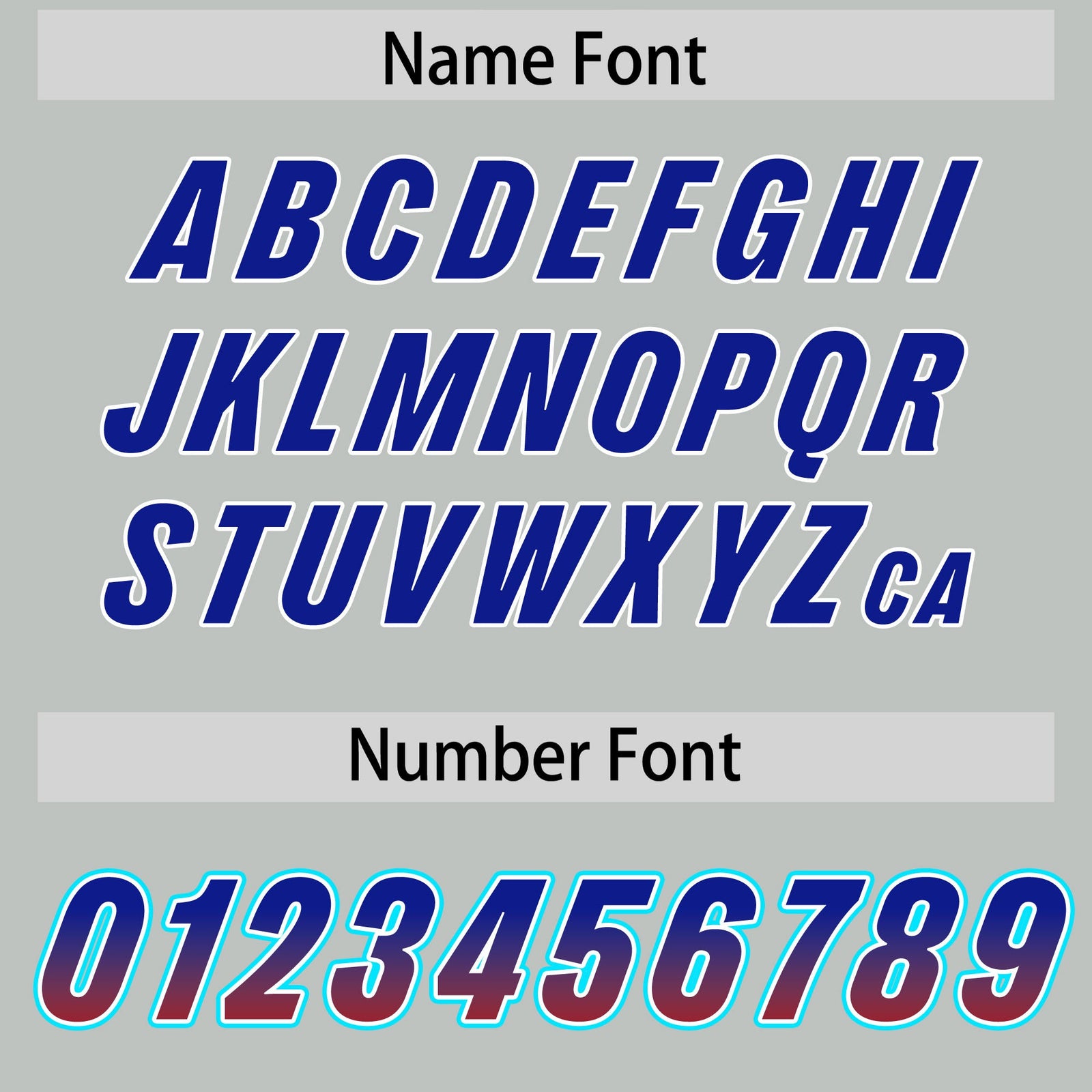 Custom Gray Royal and Red Sides Gradient Fashion Personalized Team Football Jersey