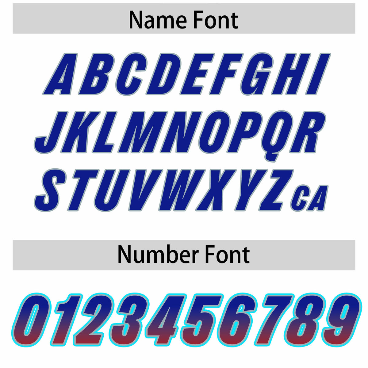 Custom White Royal and Red Sides Gradient Fashion Personalized Team Football Jersey