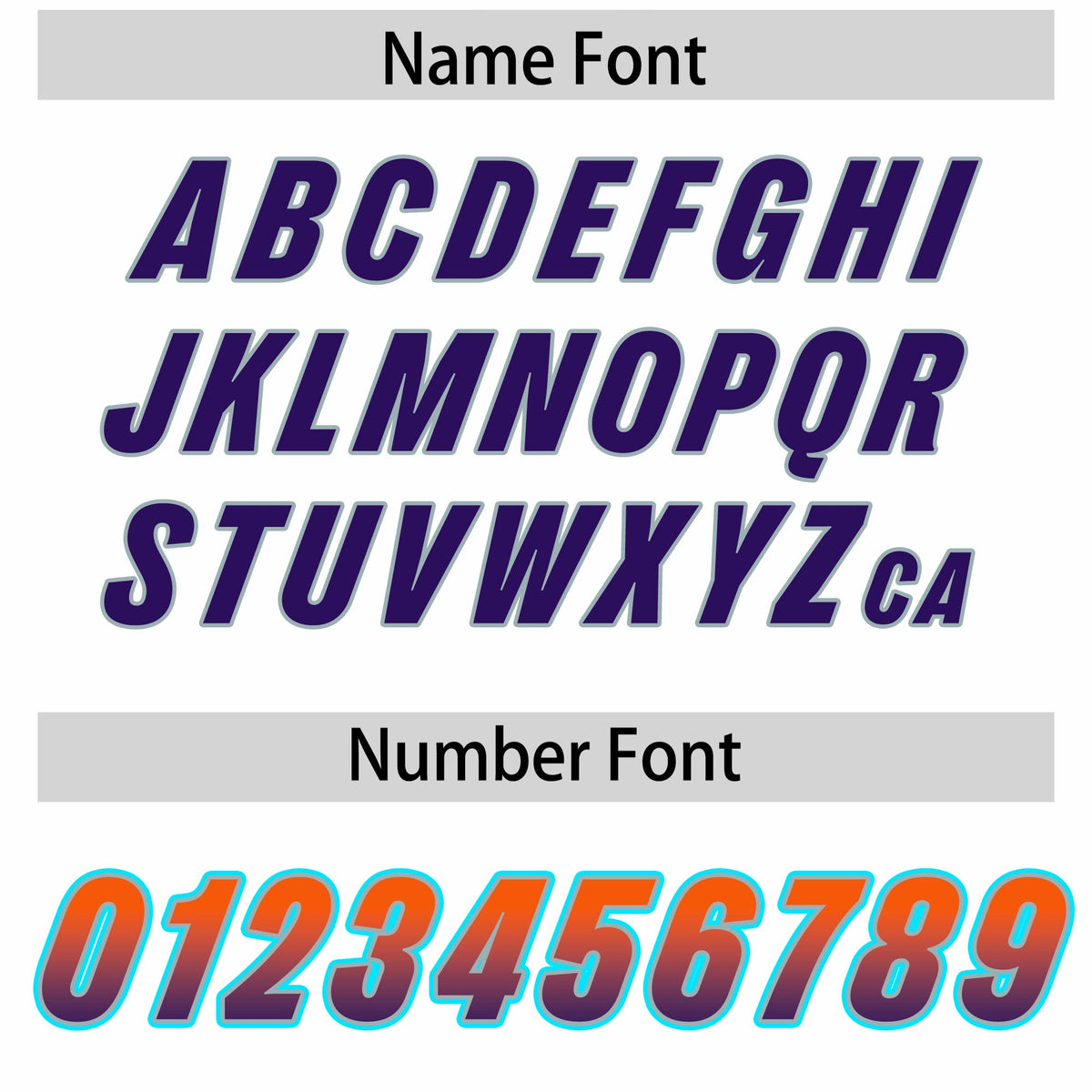 Custom White Orange and Purple Sides Gradient Fashion Personalized Team Football Jersey