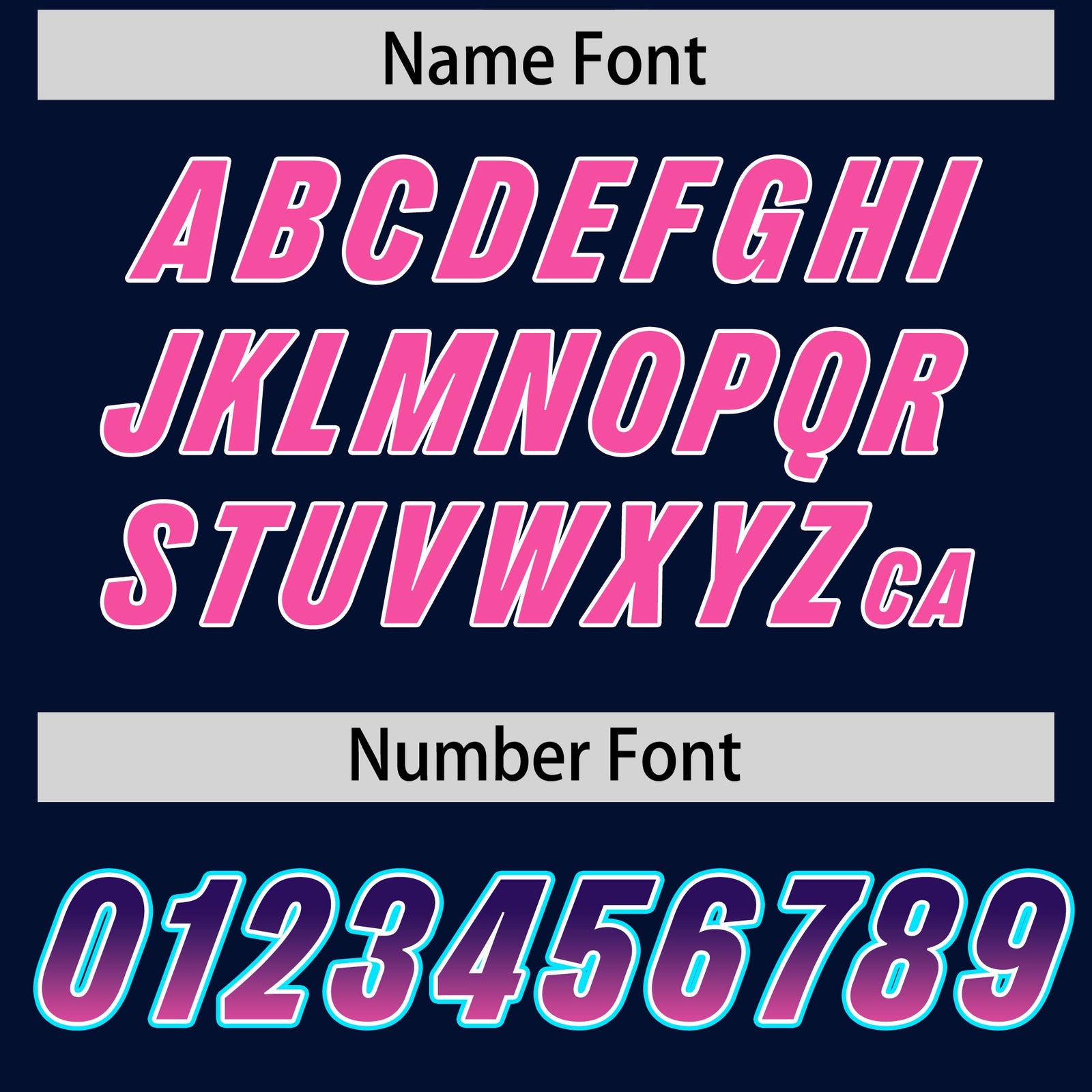 Custom Navy Purple and Pink Sides Gradient Fashion Personalized Team Football Jersey