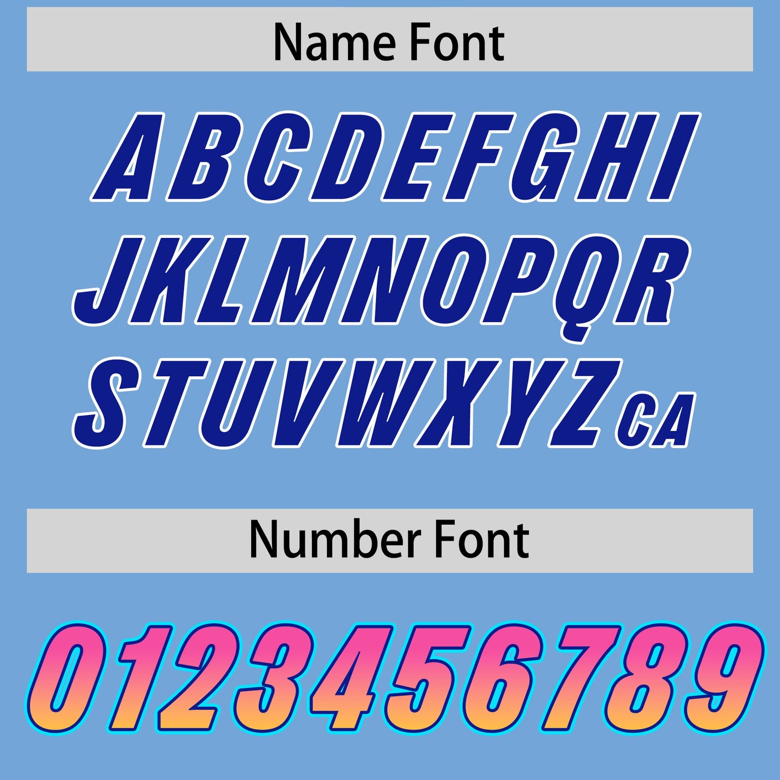 Custom Powder Blue Pink and Gold Sides Gradient Fashion Personalized Team Football Jersey