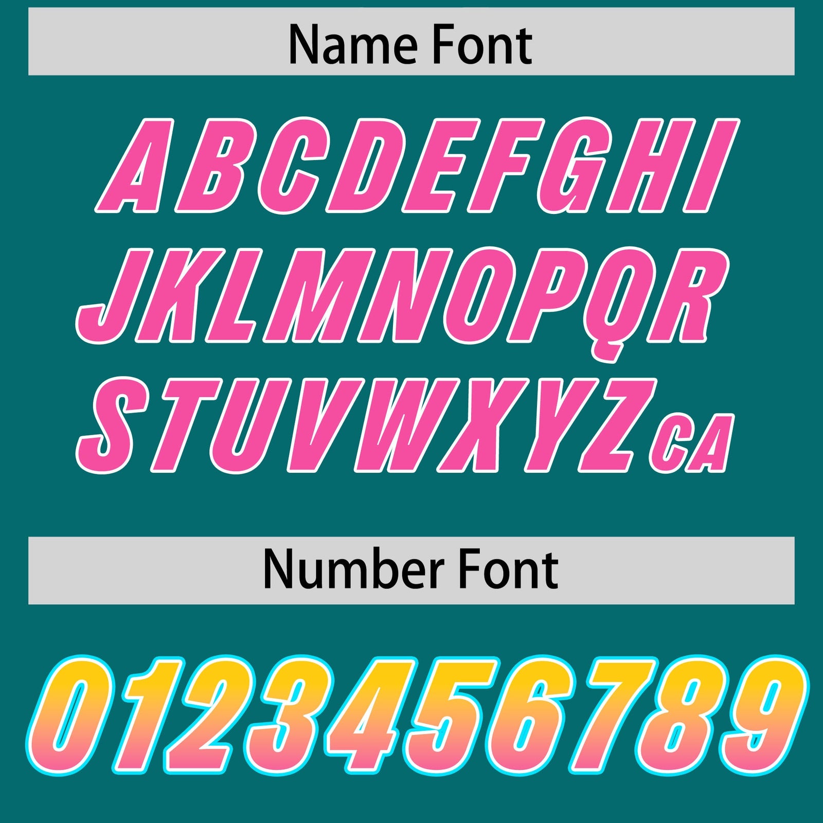 Custom Aqua Gold Sides Gradient Fashion Personalized Team Football Jersey