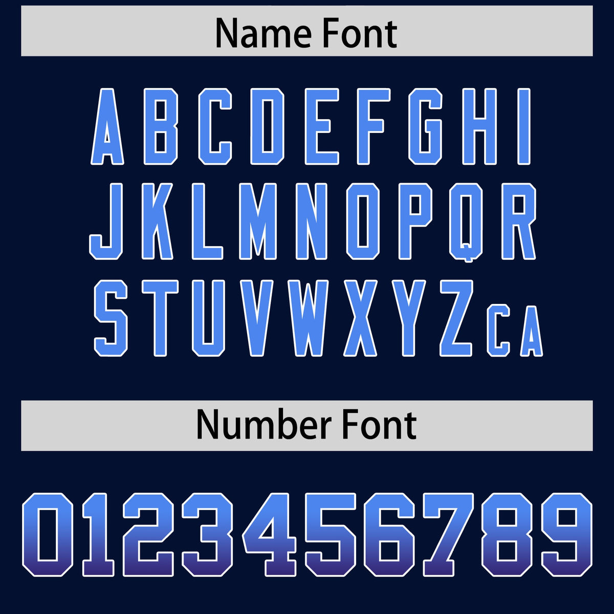 Custom Navy Powder Blue and Purple Sides Gradient Fashion Personalized Team Football Jersey