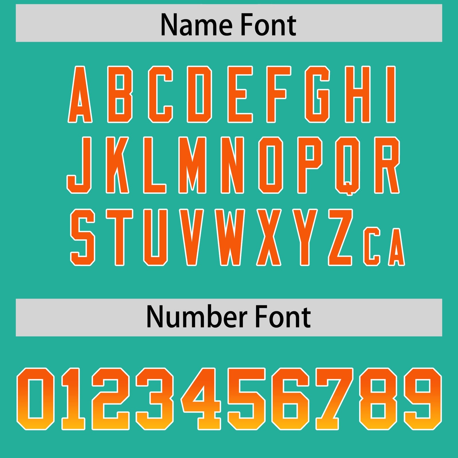 Custom Bright Green Orange and Gold Sides Gradient Fashion Personalized Team Football Jersey