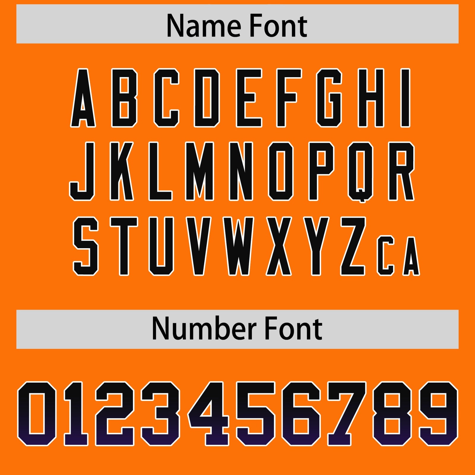 Custom Orange Black and Purple Sides Gradient Fashion Personalized Team Football Jersey