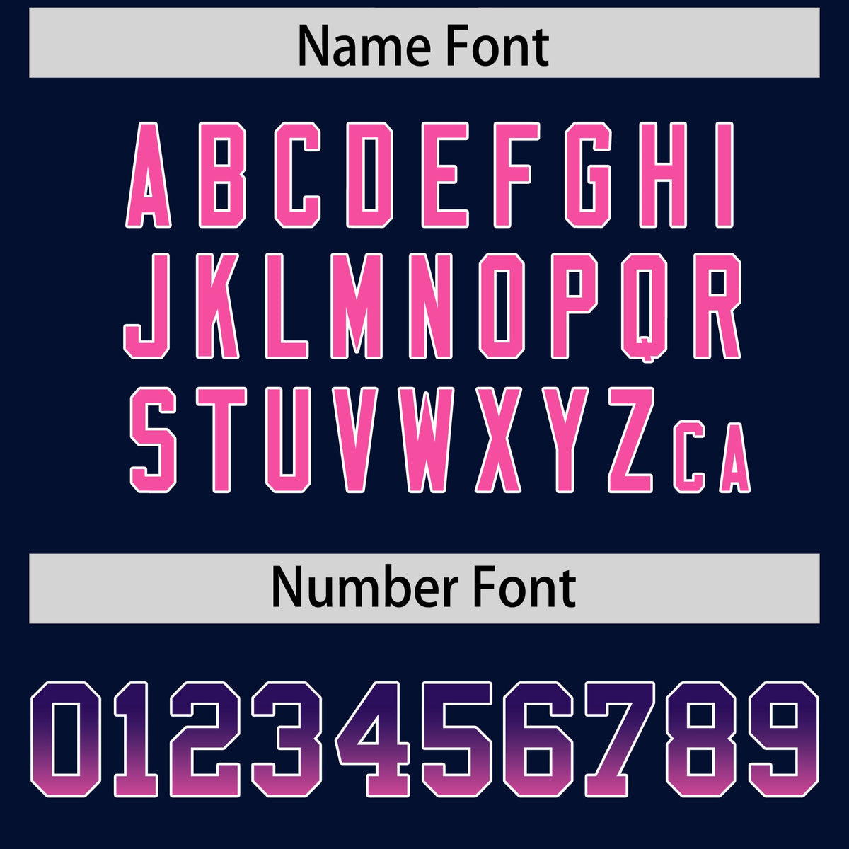 Custom Navy Purple and Pink Sides Gradient Fashion Personalized Team Football Jersey