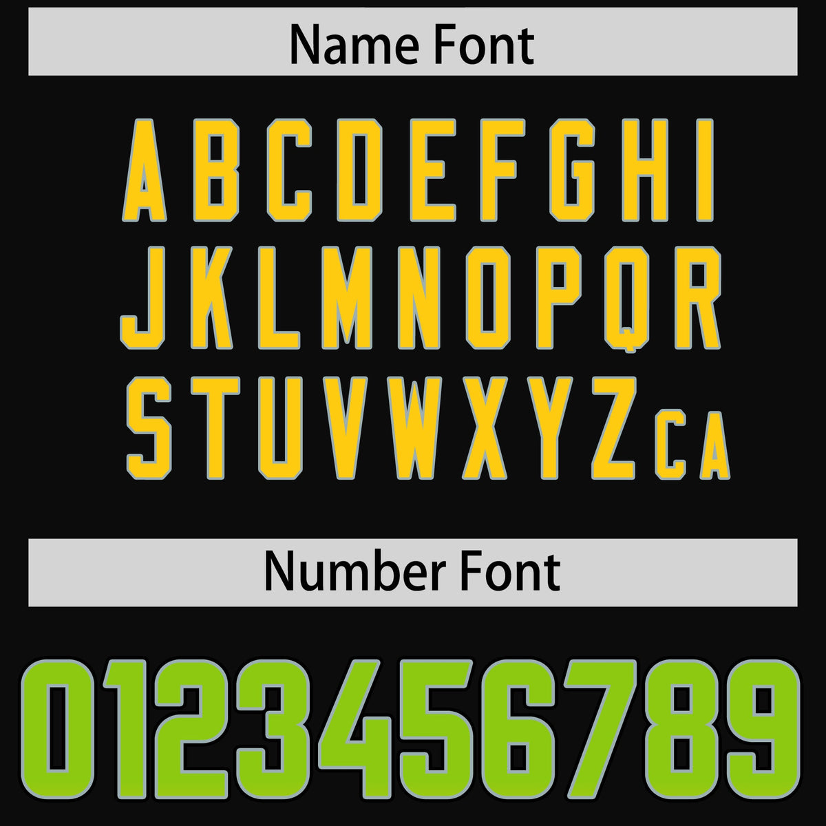 Custom Black Neon Green and Gold Sides Gradient Fashion Personalized Team Football Jersey