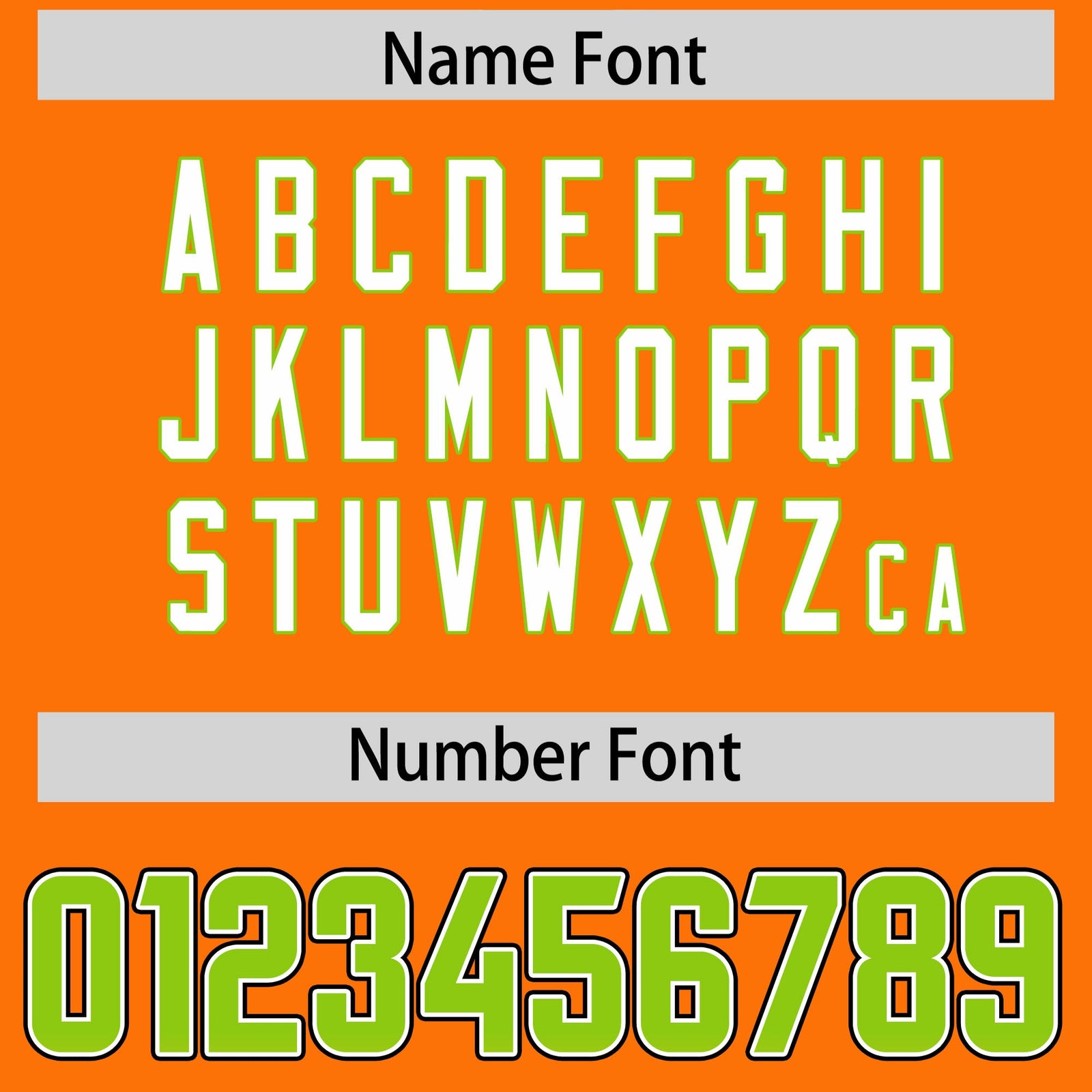 Custom Orange Neon Green and Gold Sides Gradient Fashion Personalized Team Football Jersey