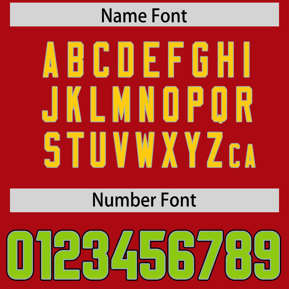 Custom Red Neon Green and Gold Sides Gradient Fashion Personalized Team Football Jersey