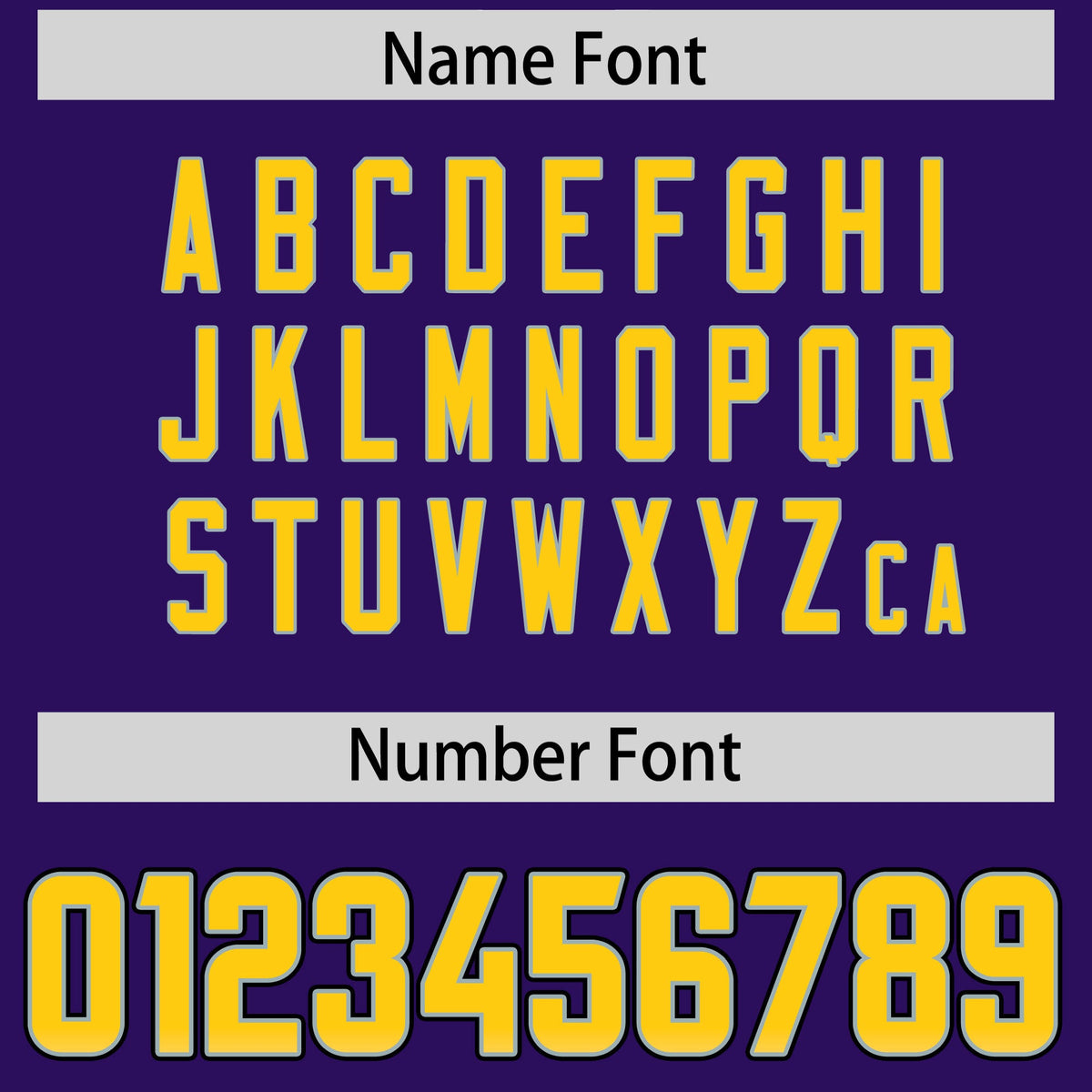 Custom Purple Gold Sides Gradient Fashion Personalized Team Football Jersey