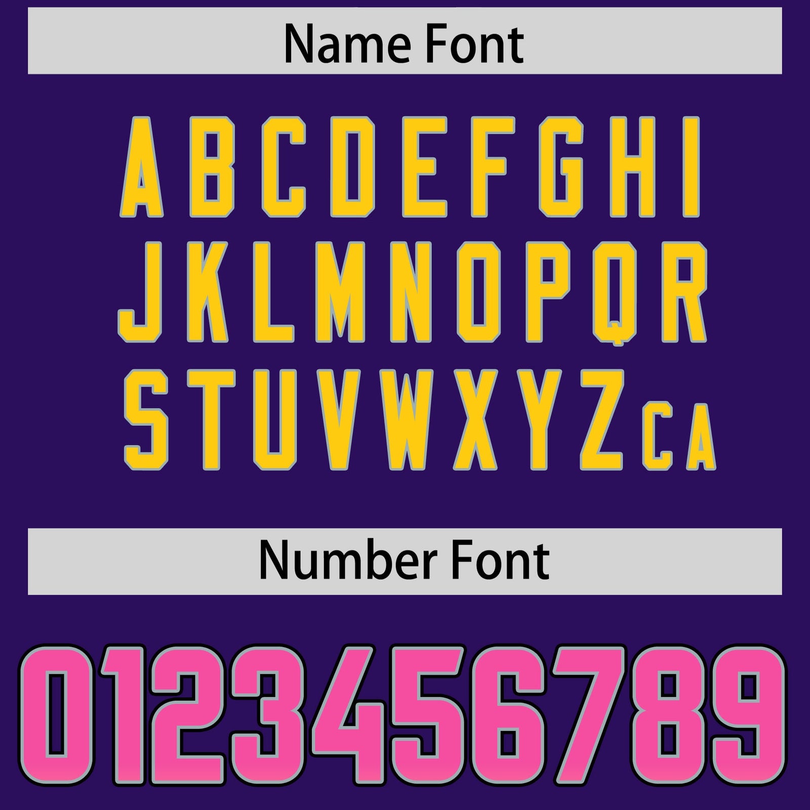 Custom Purple Pink and Gold Sides Gradient Fashion Personalized Team Football Jersey