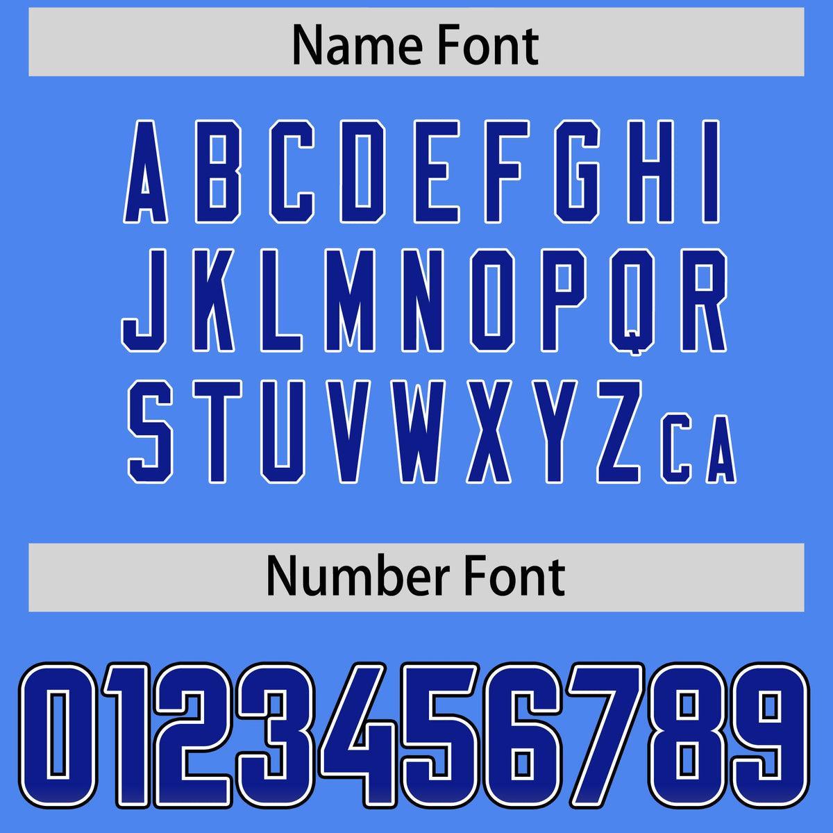 Custom Powder Blue Royal and Orange Sides Gradient Fashion Personalized Team Football Jersey