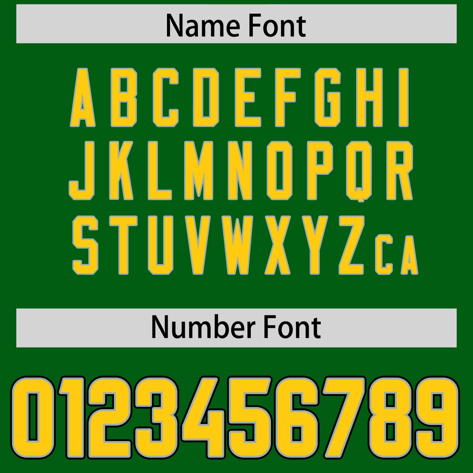 Custom Kelly Green Gold Sides Gradient Fashion Personalized Team Football Jersey