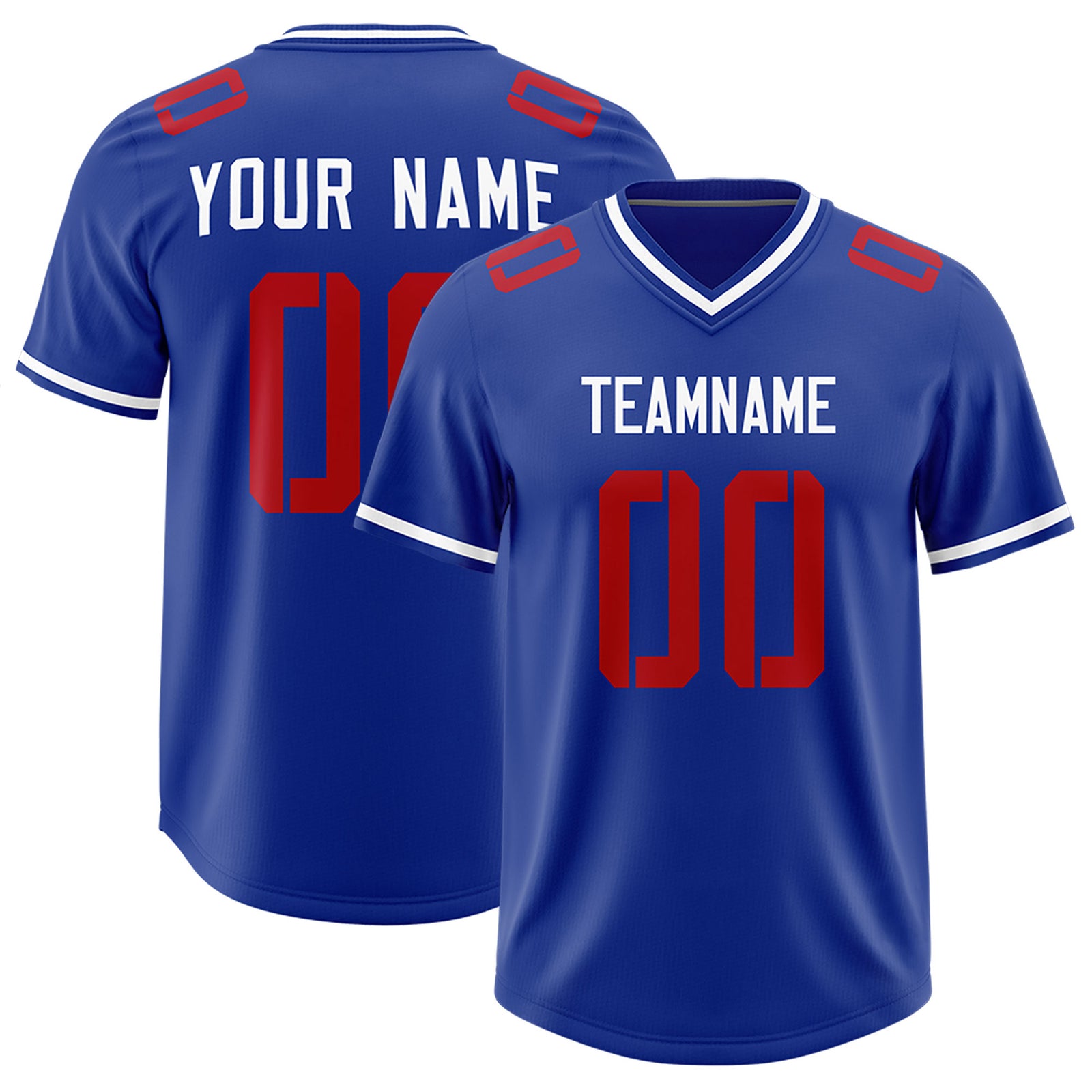 Custom Royal Classic Style American Football Jerseys