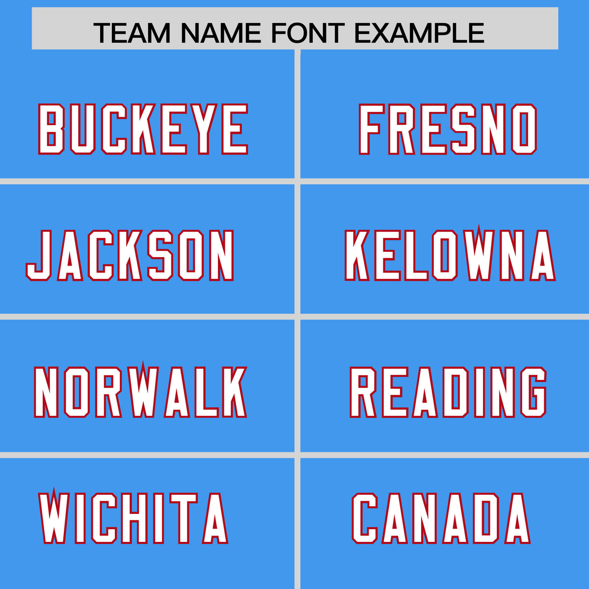 Custom Powder Blue Classic Style American Football Jerseys