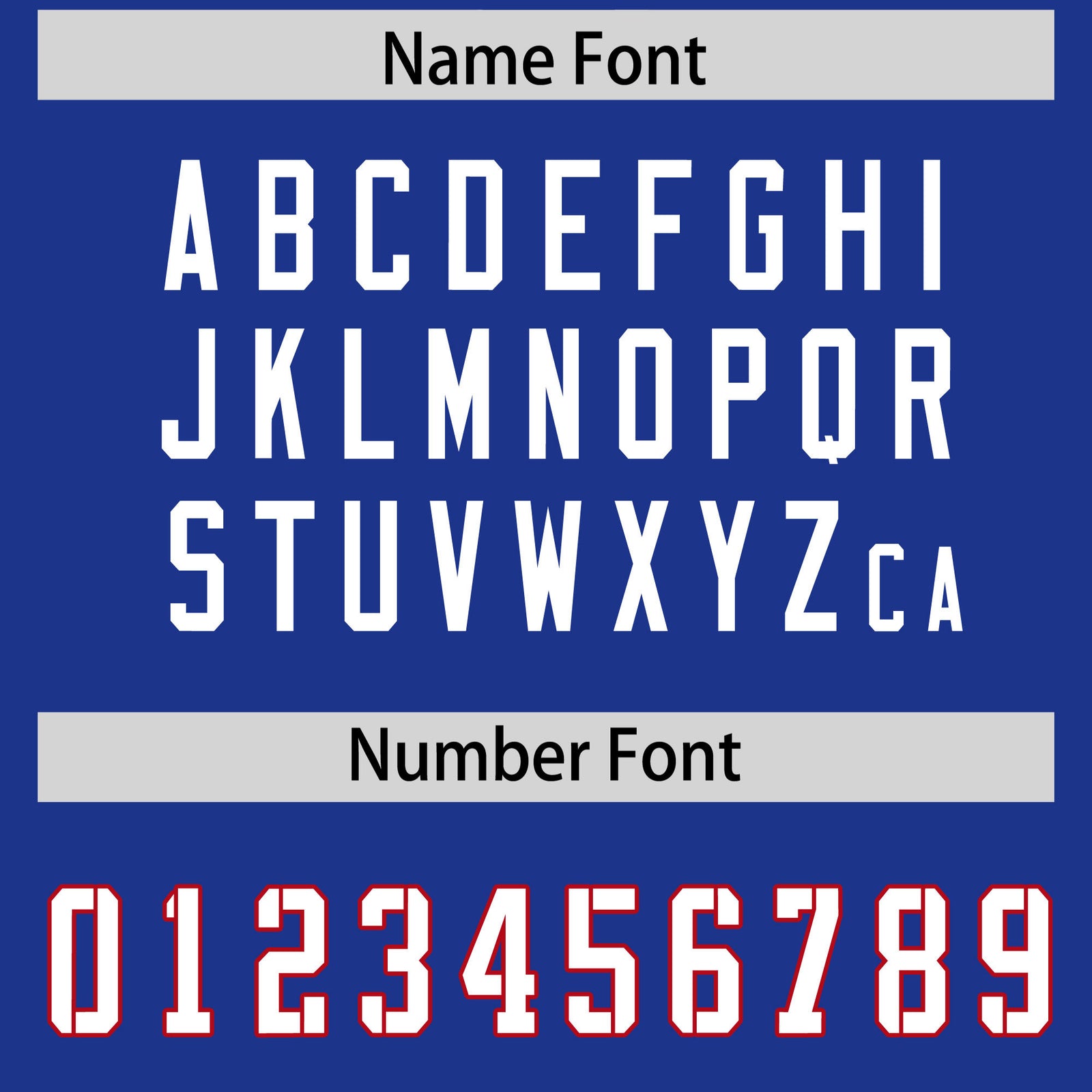 Custom Royal Classic Style American Football Jerseys