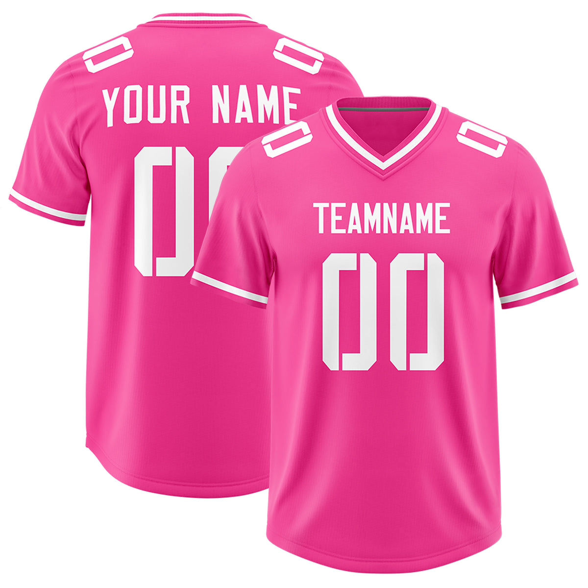 Custom Pink Classic Style American Football Jerseys