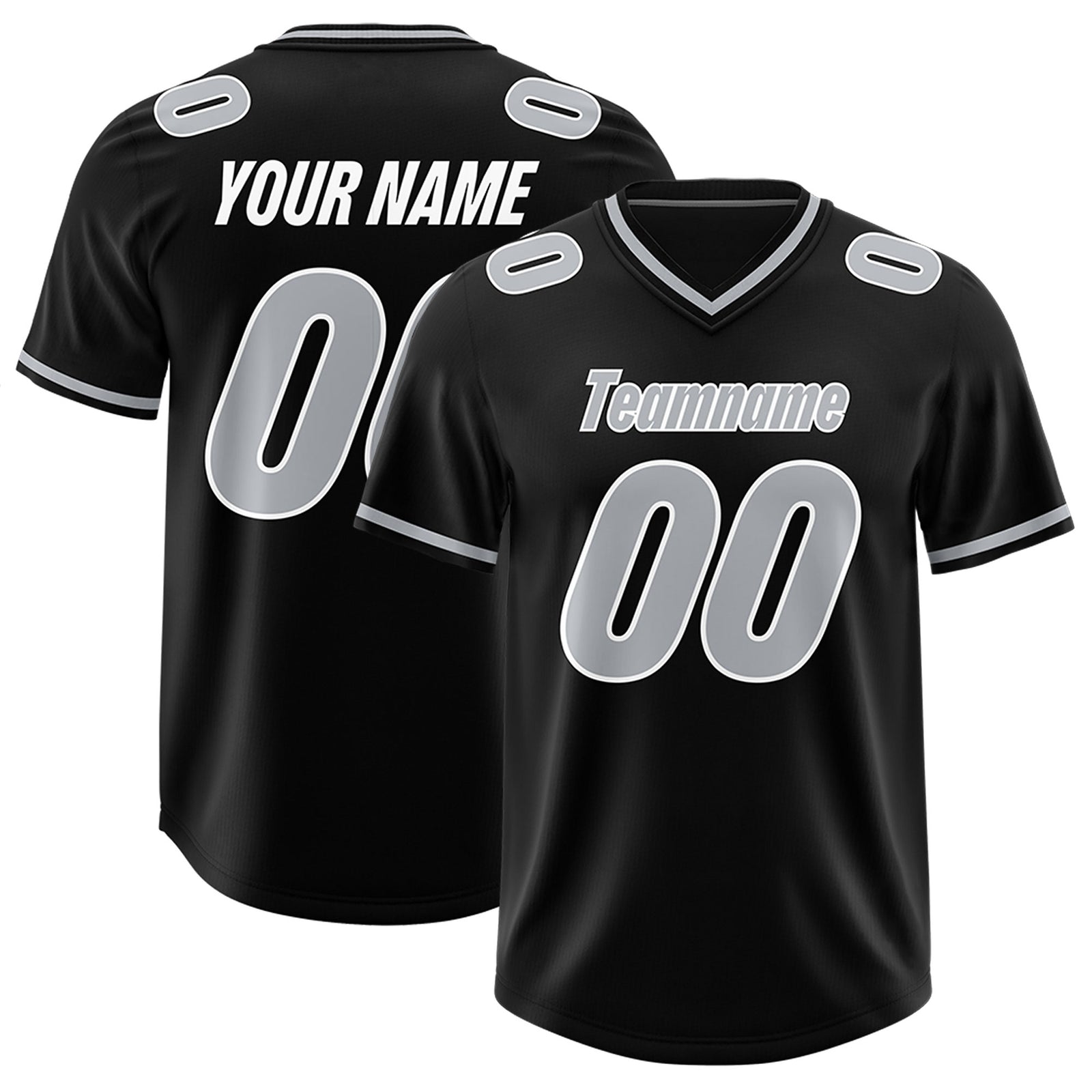 Custom Black Classic Style American Football Jerseys