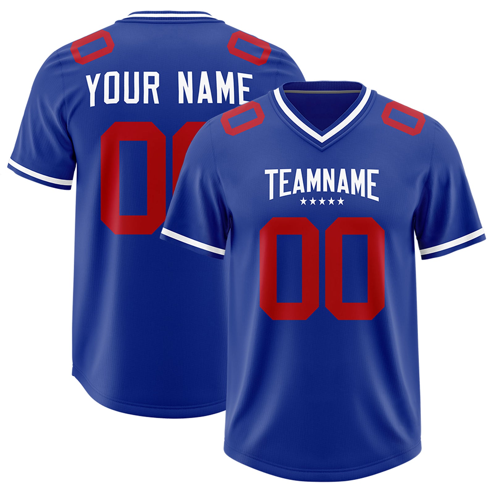 Custom Royal Classic American Football Jerseys