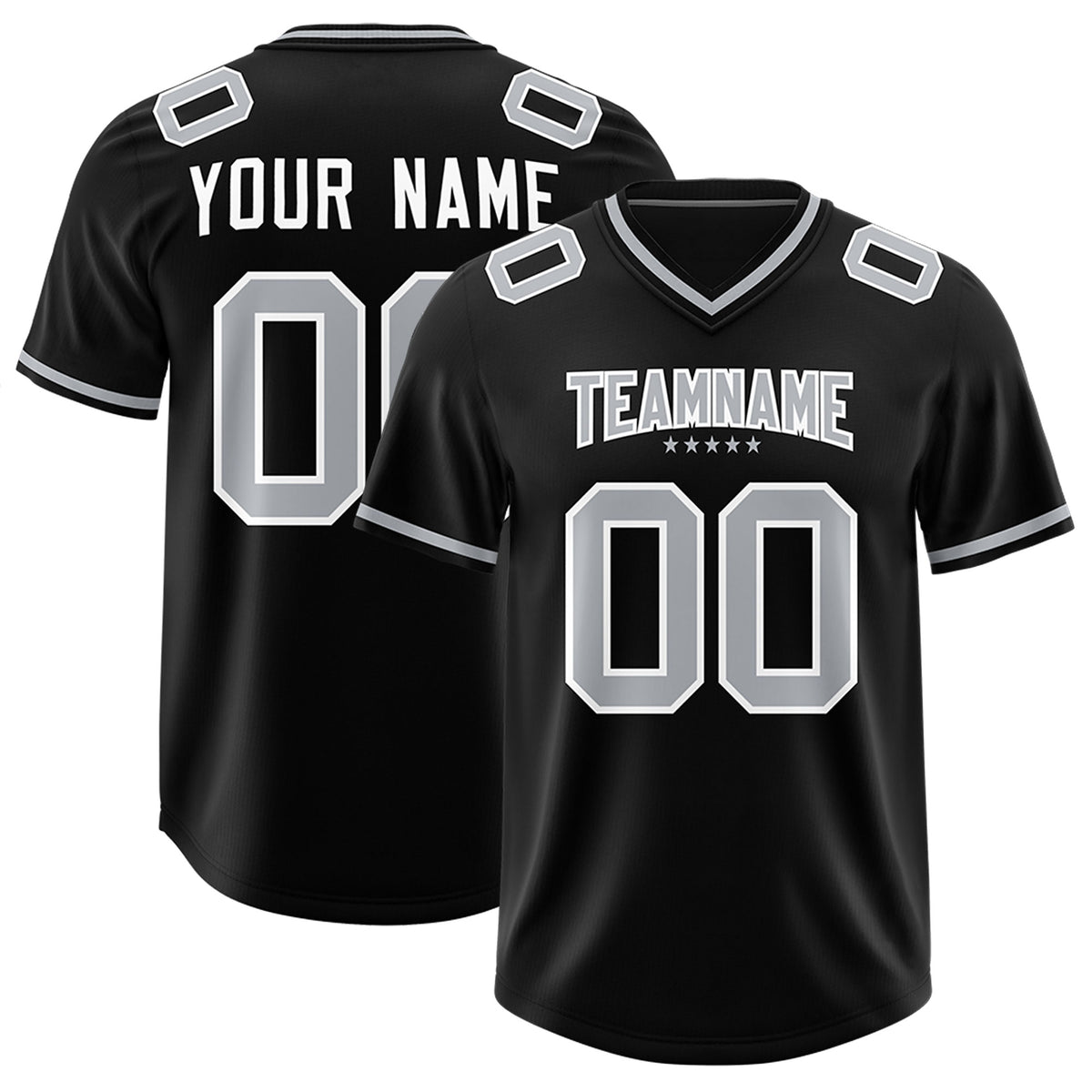 Custom Black Classic American Football Jerseys