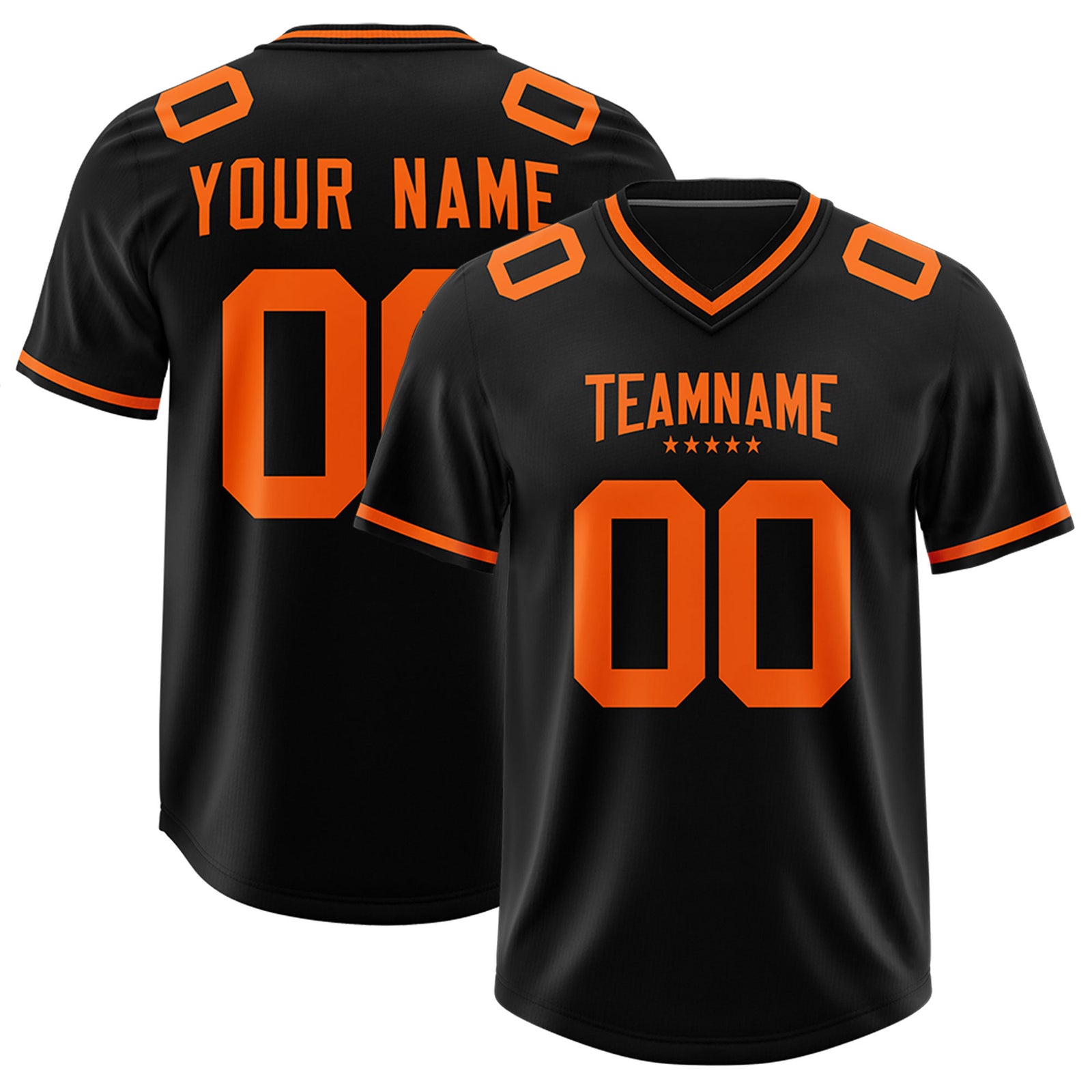 Custom Black Classic American Football Jerseys