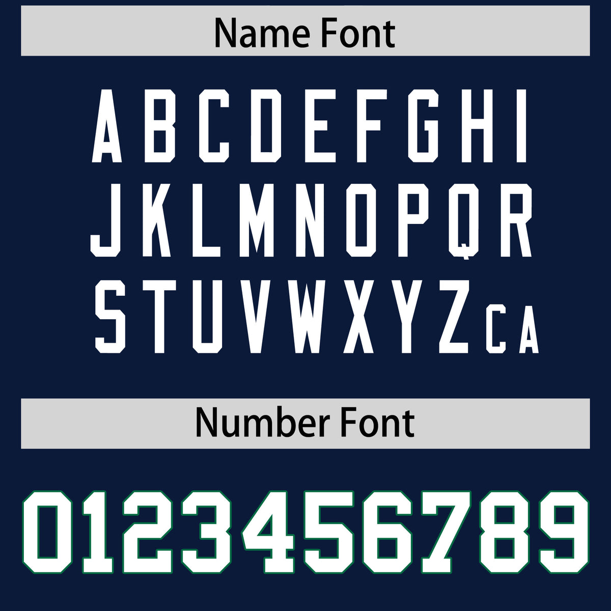 Custom Navy Football Jersey