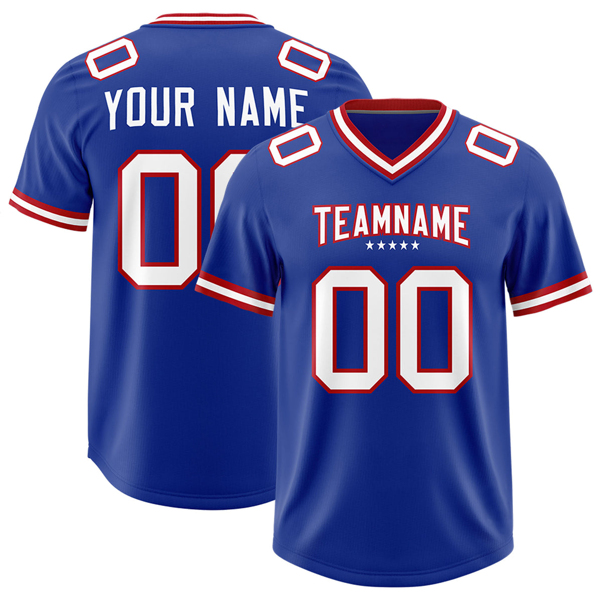 Custom Royal Classic American Football Jerseys