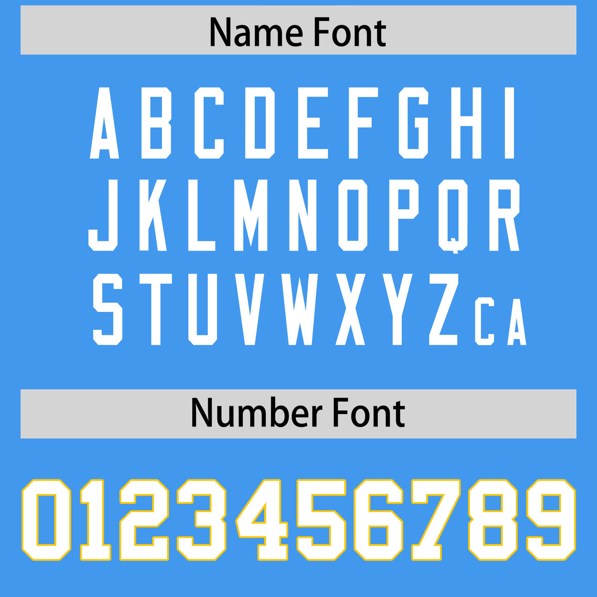 Custom Powder Blue Football Jersey