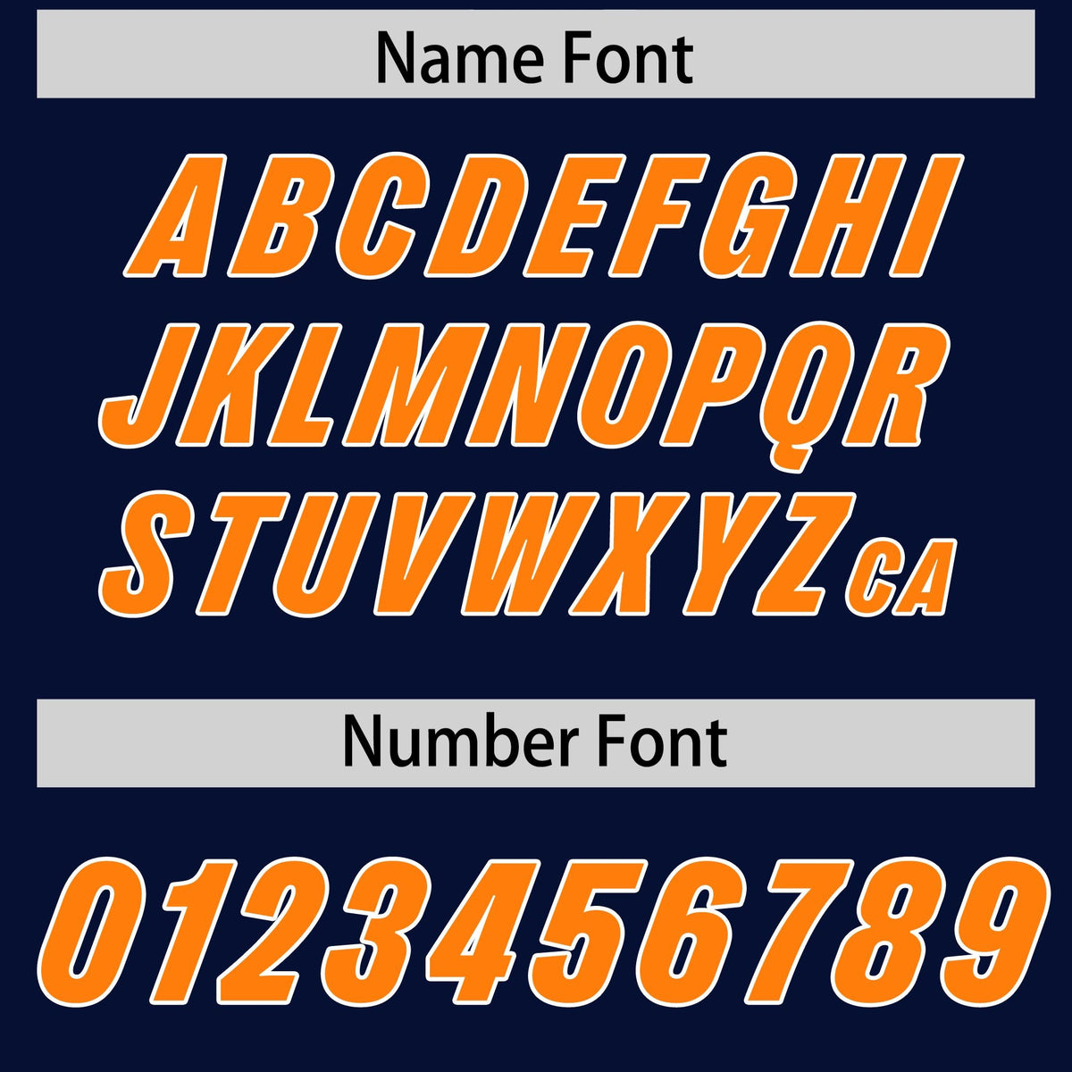 Custom Navy Orange Personalized Star Pattern Raglan Sleeves Authentic Football Jersey