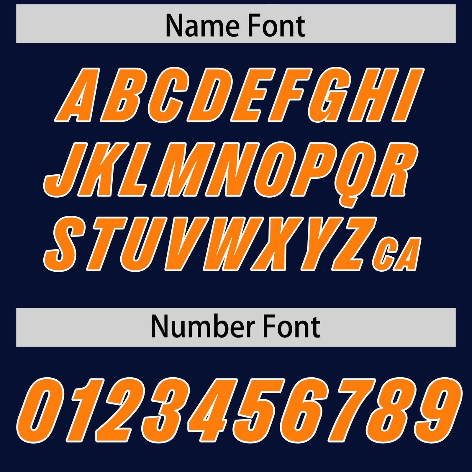 Custom Navy Orange Personalized Star Pattern Raglan Sleeves Authentic Football Jersey