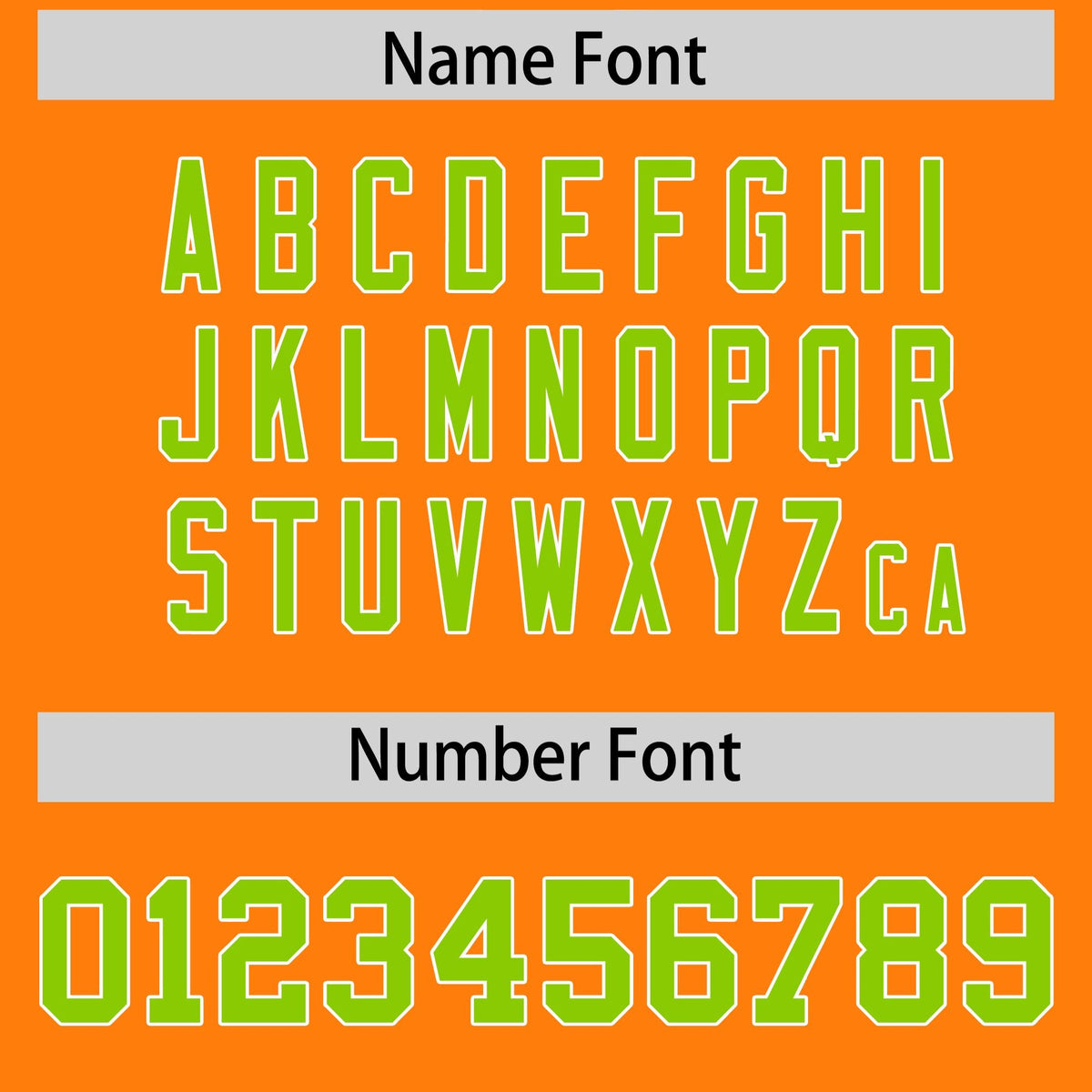 Custom Orange Neon Green Personalized Star Pattern Raglan Sleeves Authentic Football Jersey