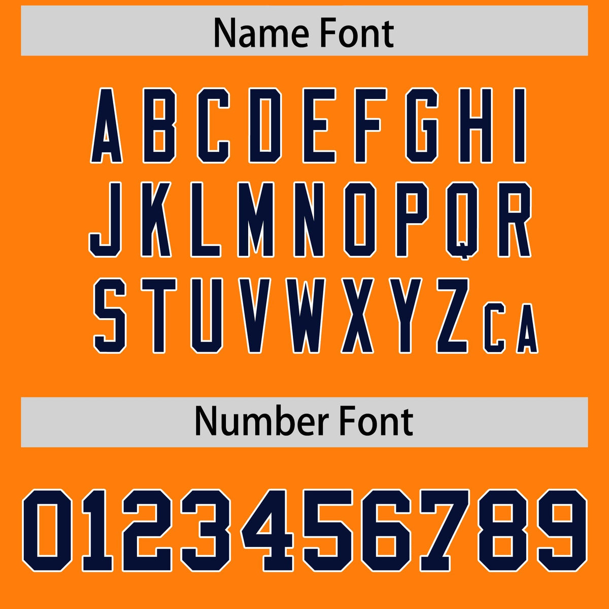 Custom Orange Navy Personalized Star Pattern Raglan Sleeves Authentic Football Jersey