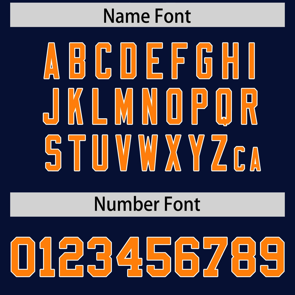 Custom Navy Orange Personalized Star Pattern Raglan Sleeves Authentic Football Jersey