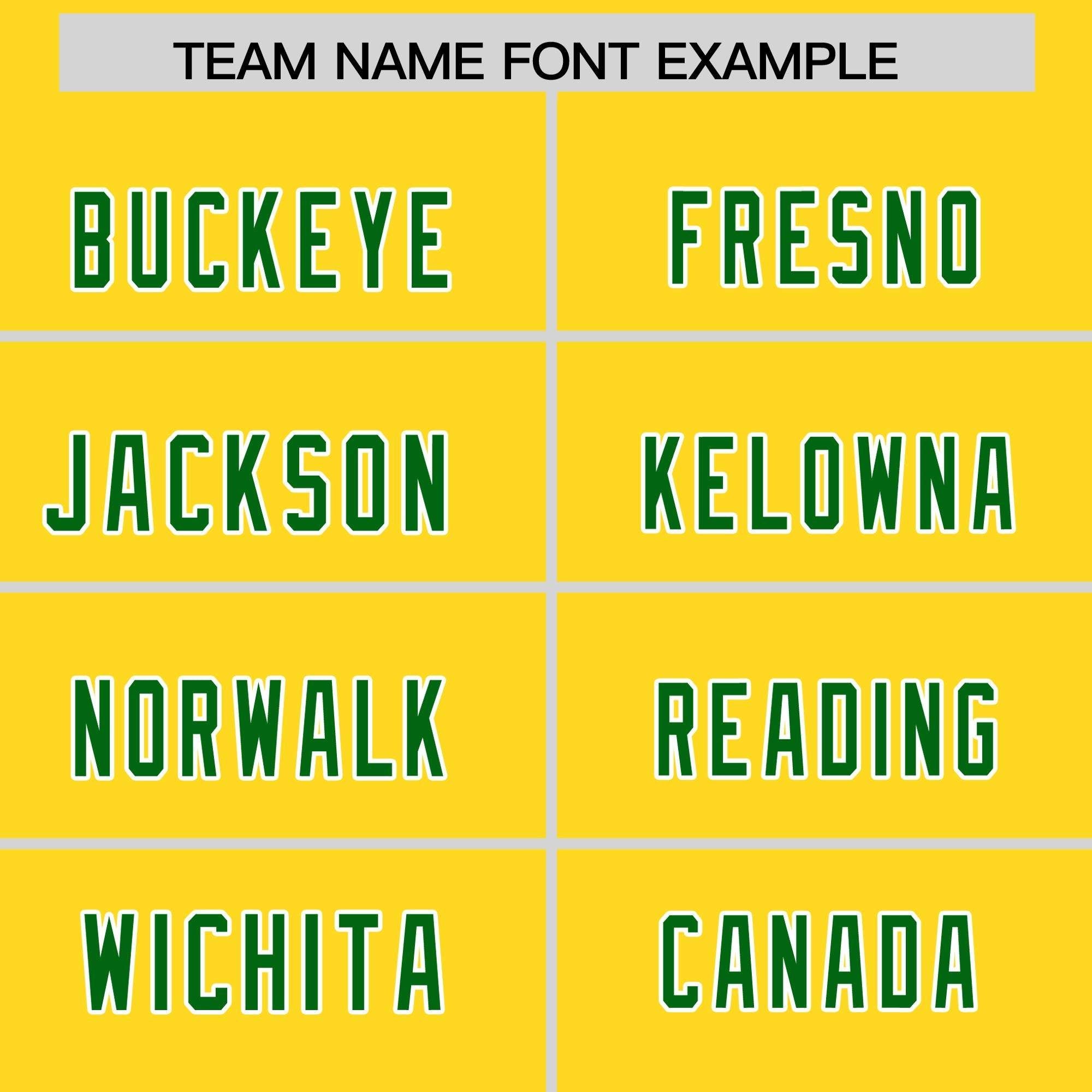 Custom Gold Kelly Green Personalized Star Pattern Raglan Sleeves Authentic Football Jersey