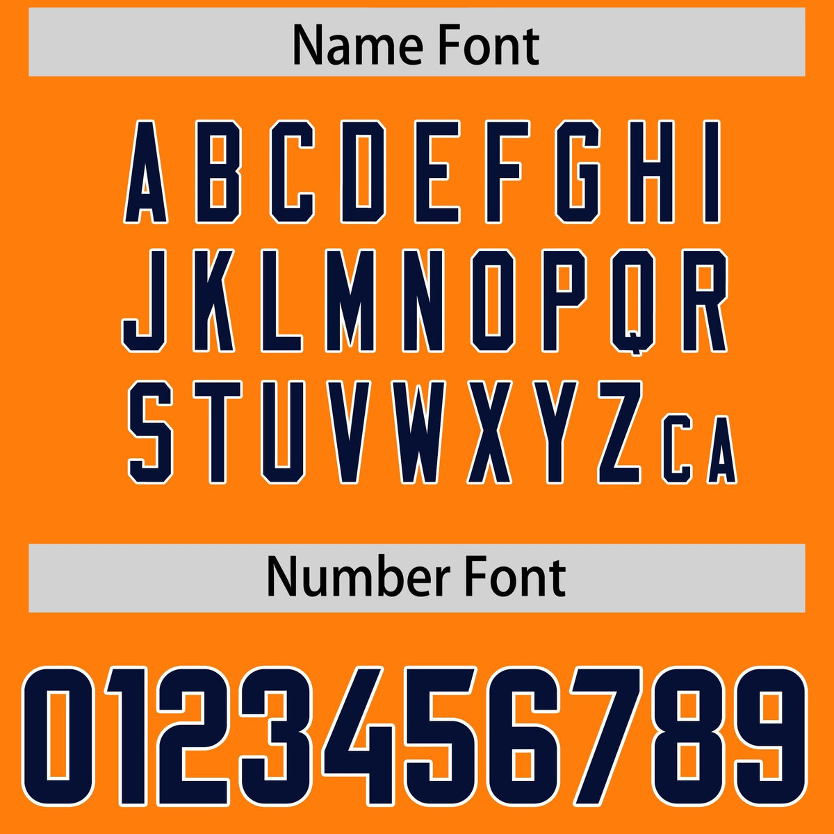 Custom Orange Navy Personalized Star Pattern Raglan Sleeves Authentic Football Jersey