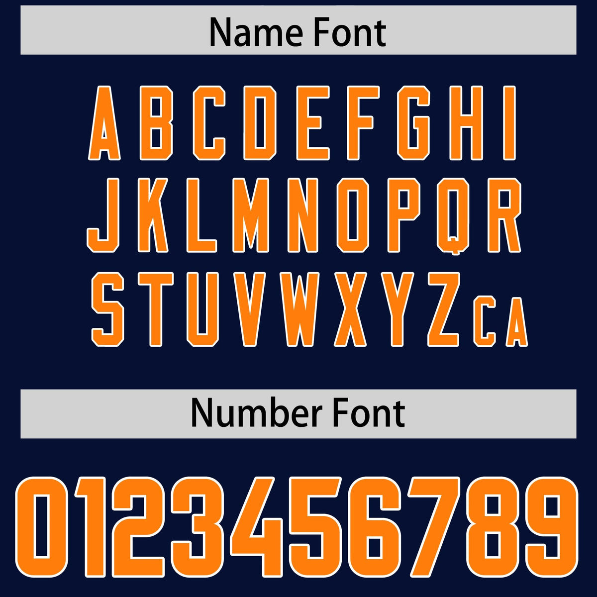 Custom Navy Orange Personalized Star Pattern Raglan Sleeves Authentic Football Jersey