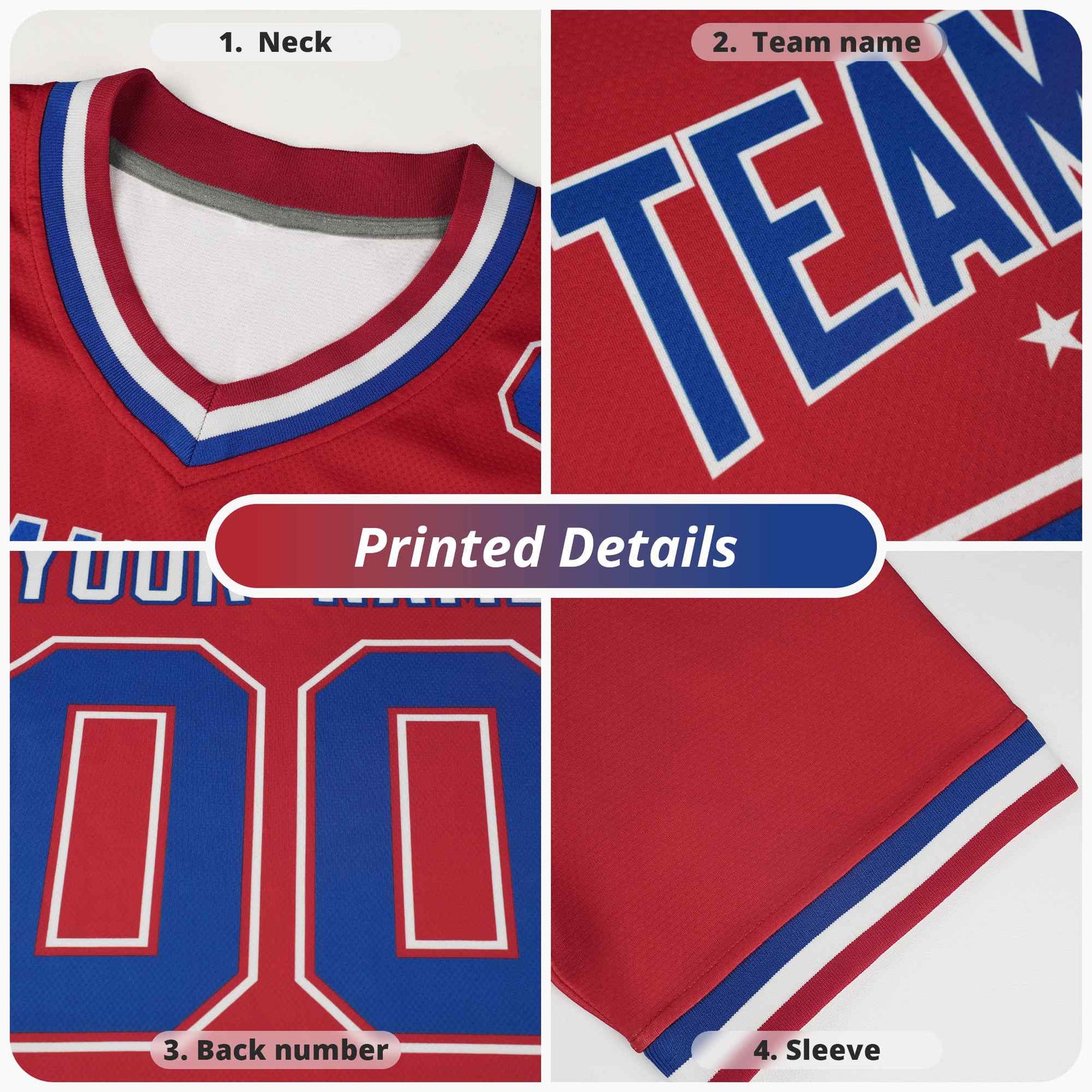 Custom Powder Blue Purple Personalized Star Pattern Raglan Sleeves Authentic Football Jersey