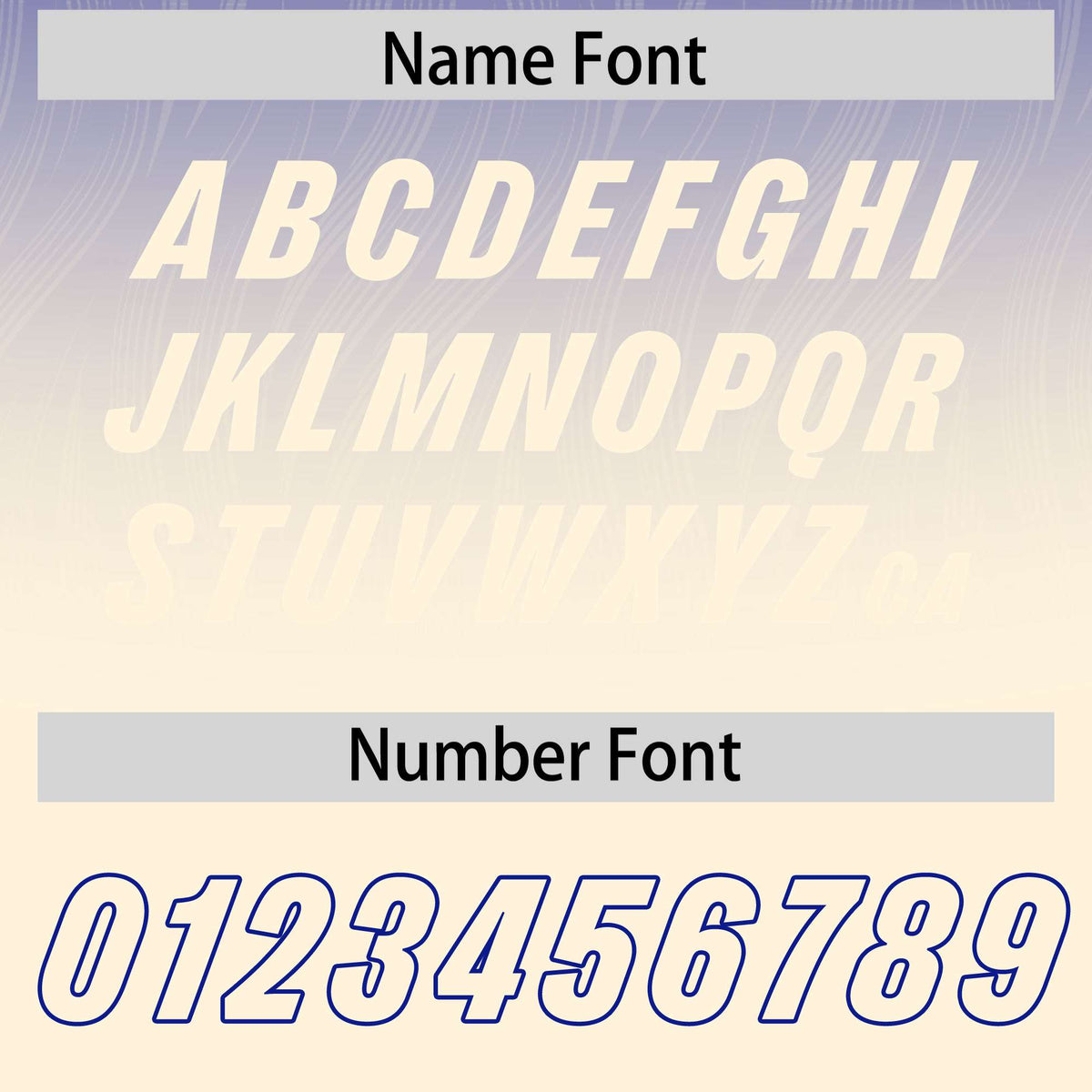 Custom Royal Cream Gradient Fashion Outdoor Authentic Football Jersey