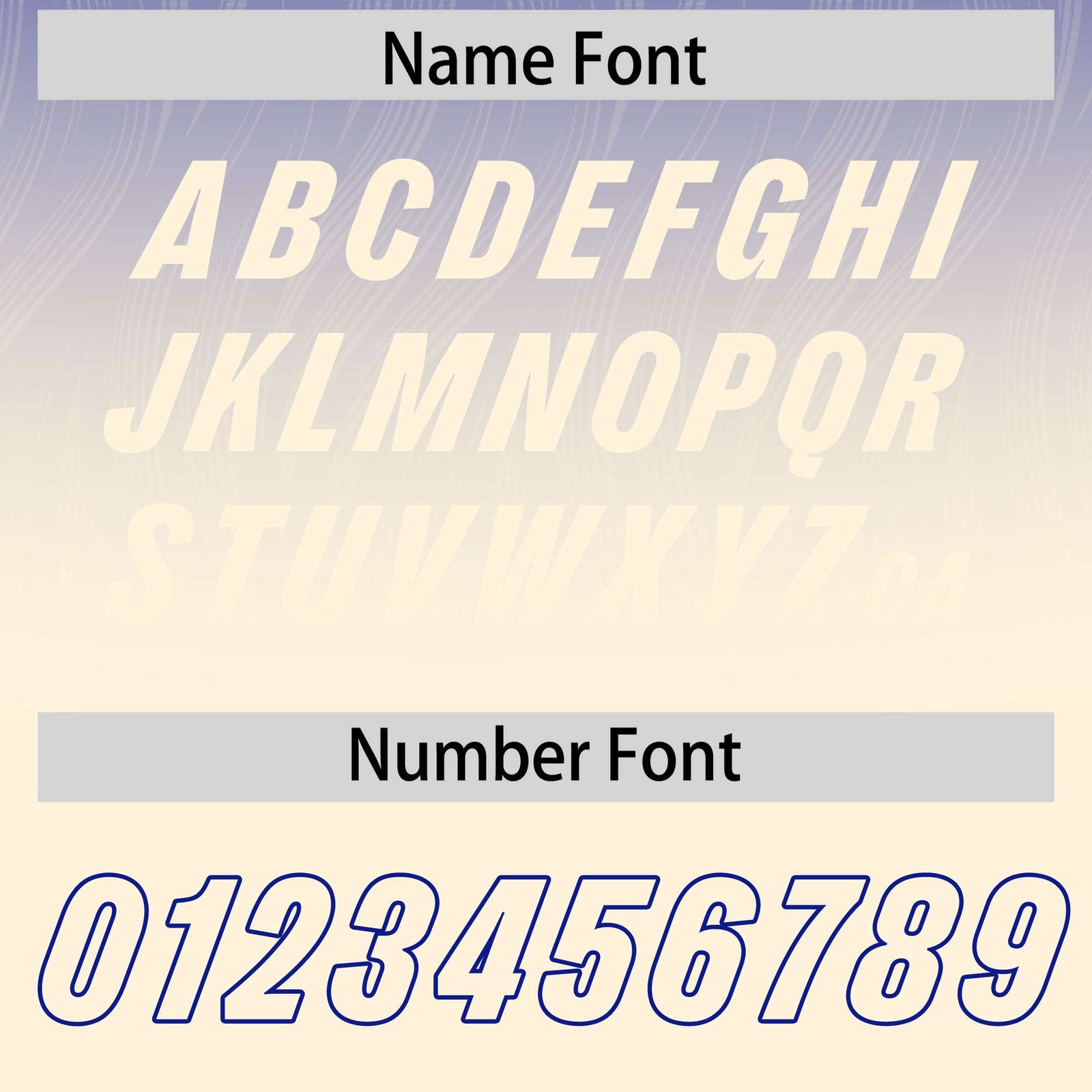 Custom Royal Cream Gradient Fashion Outdoor Authentic Football Jersey