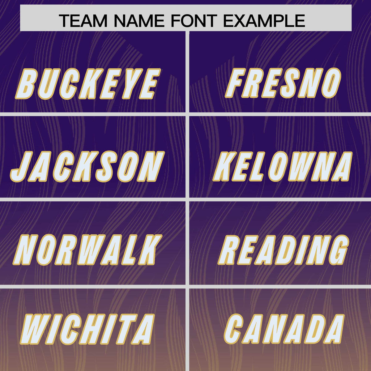 Custom Purple Old Gold Gradient Fashion Outdoor Authentic Football Jersey