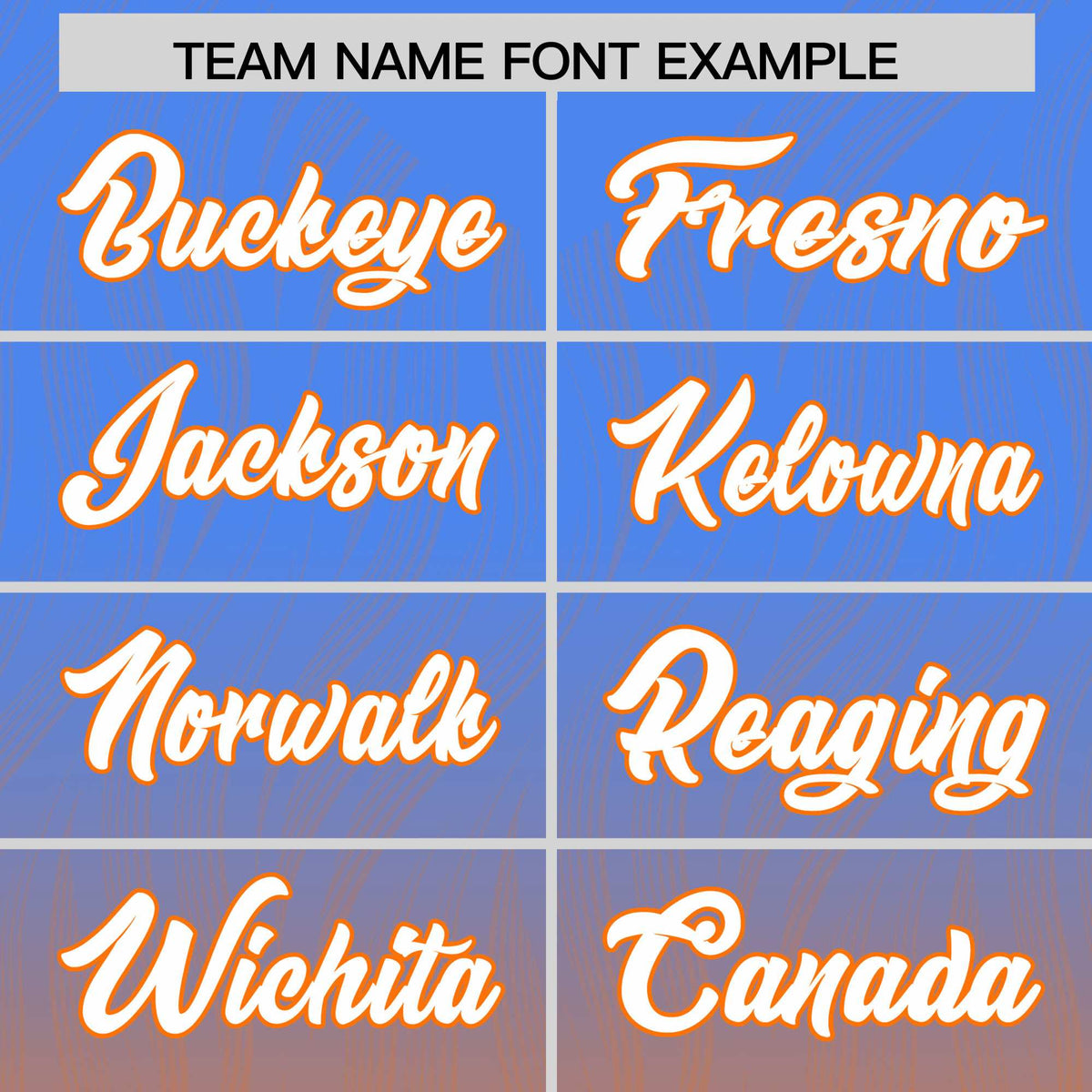 Custom Powder Blue Orange Gradient Fashion Outdoor Authentic Football Jersey